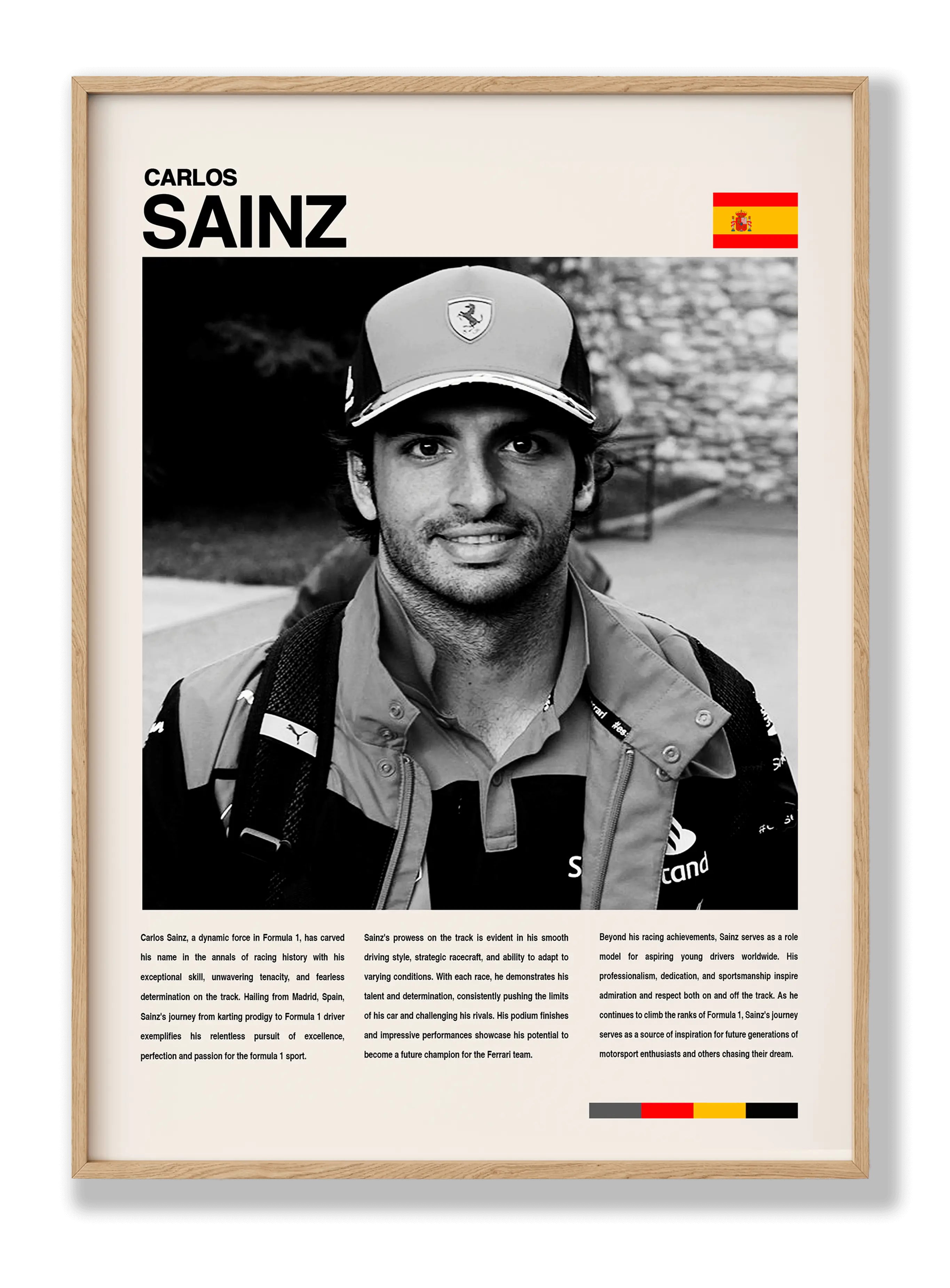 Carlos Sainz Plakat