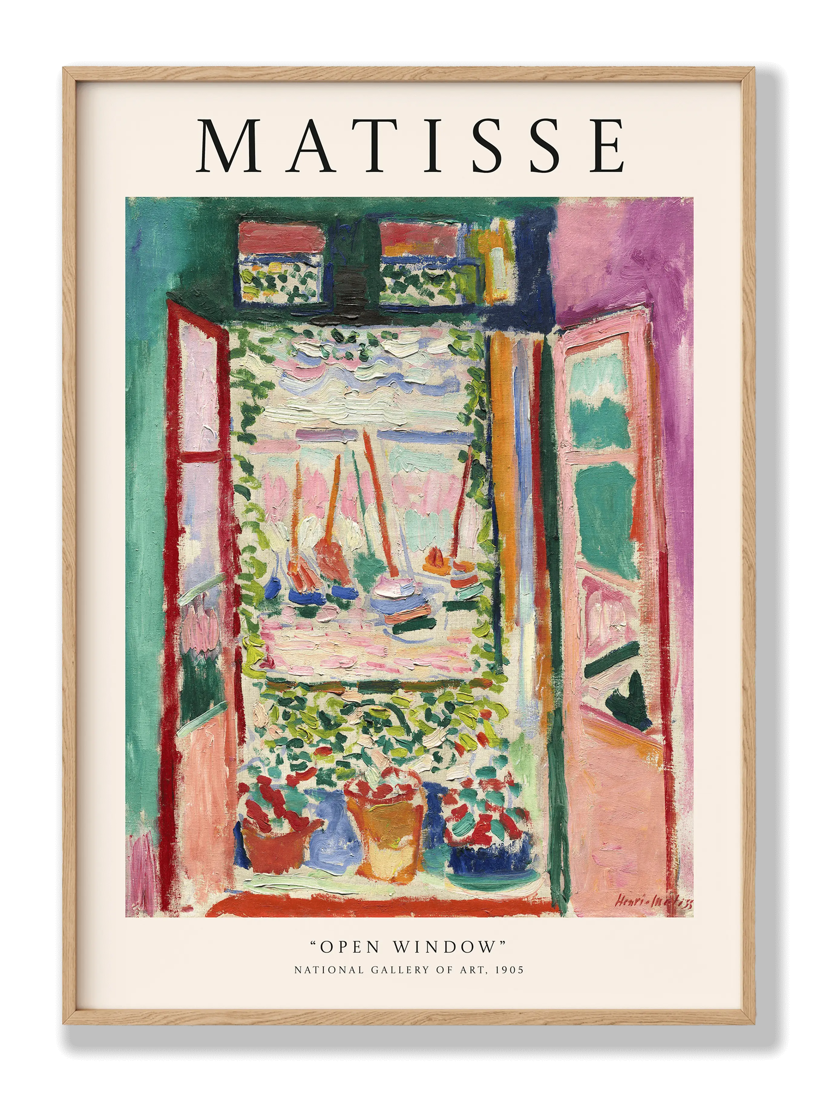 Henri Matisse - Open Window Plakat