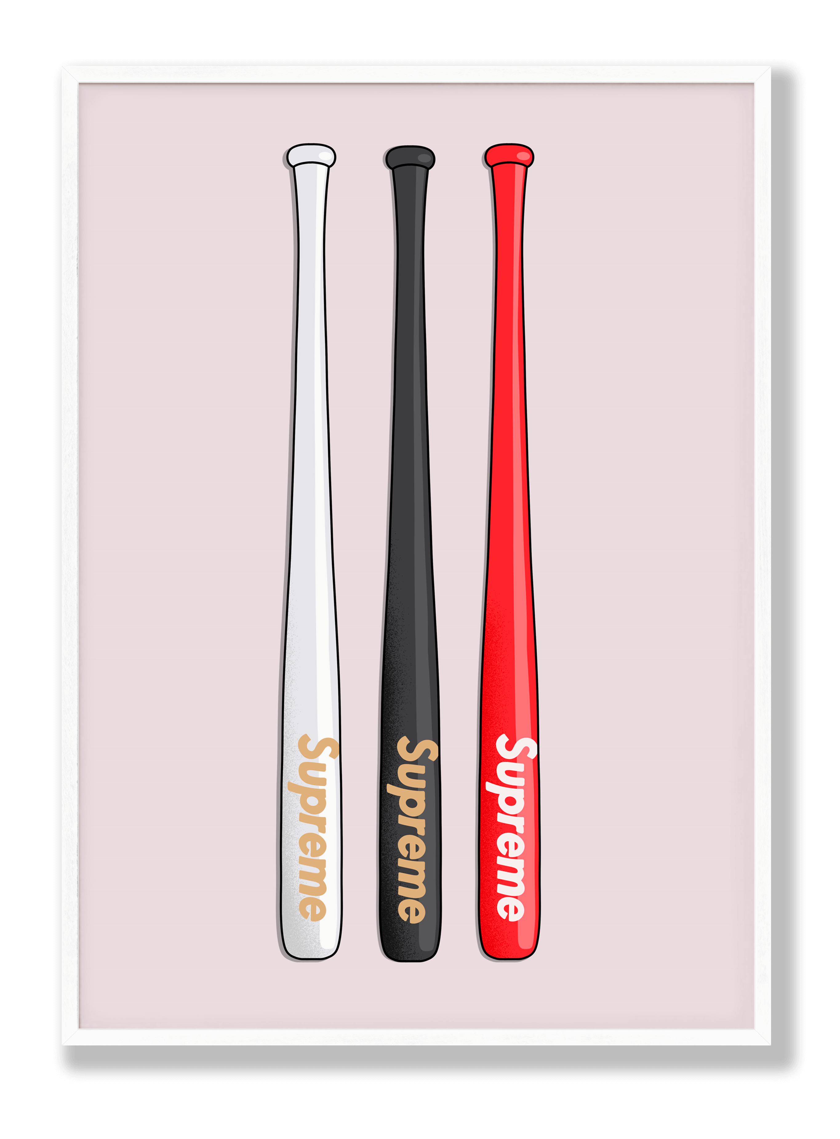Supreme Bats Plakat