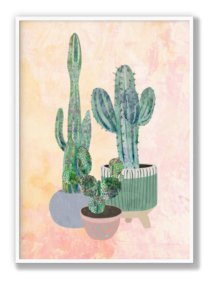 Boho Cactus Trio