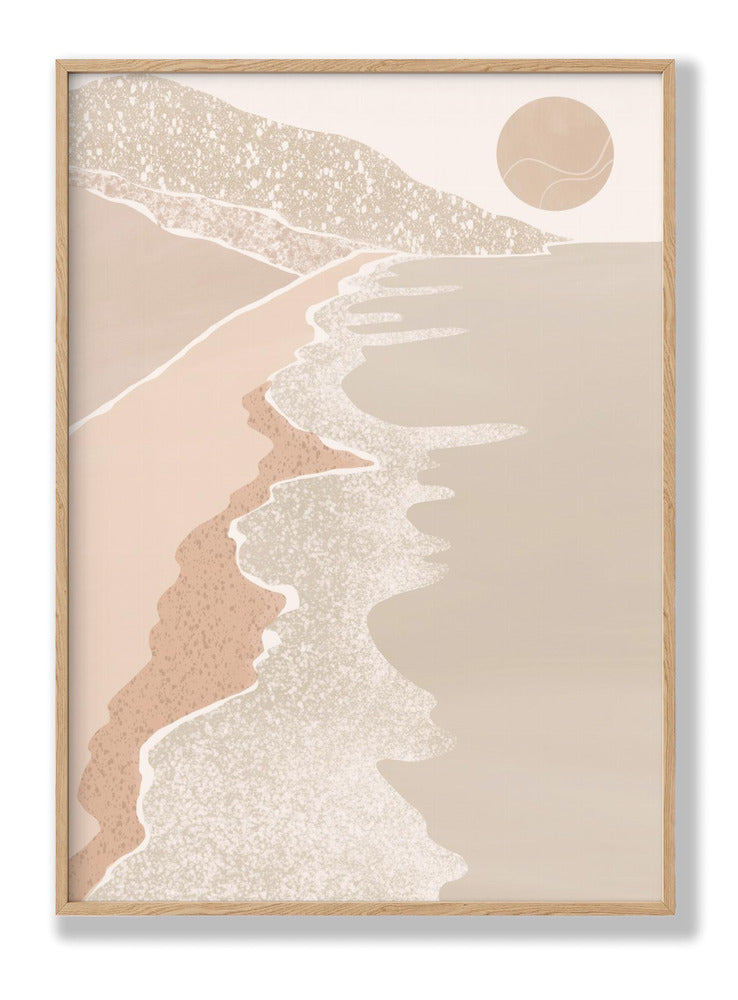 Abstract Seaside Plakat