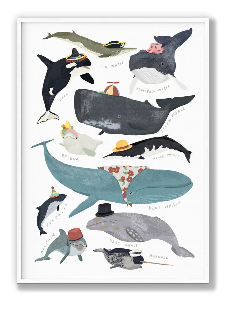 Whales In Hats