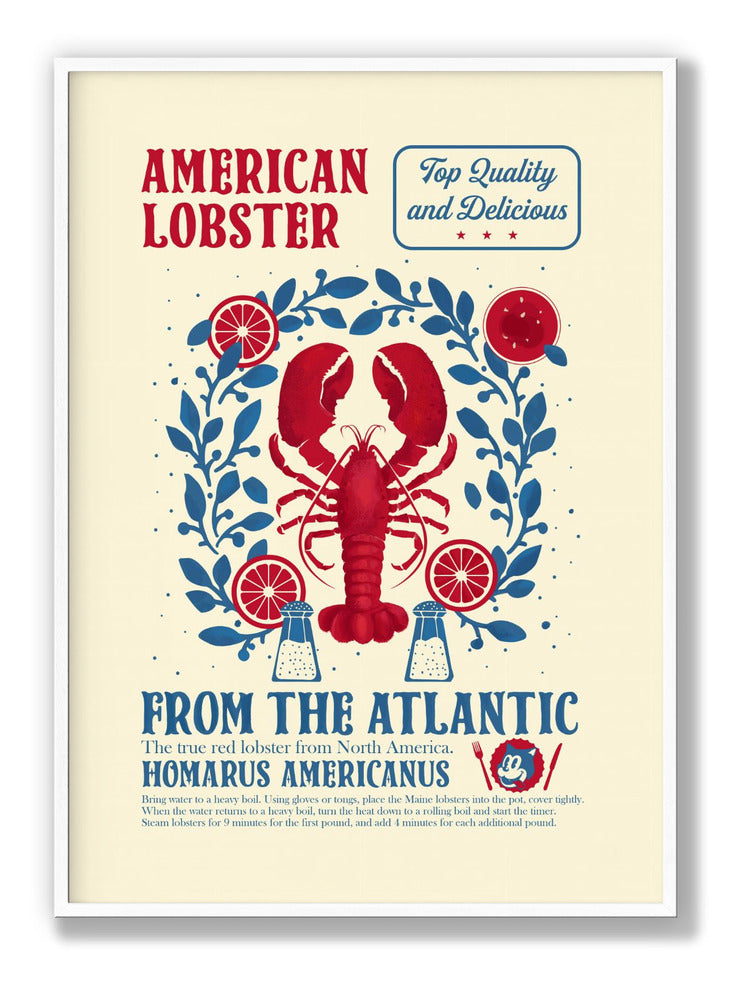 Lobster kitchen print