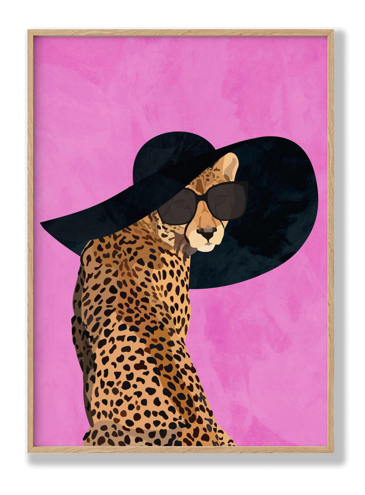 Cheetah Hat Pink