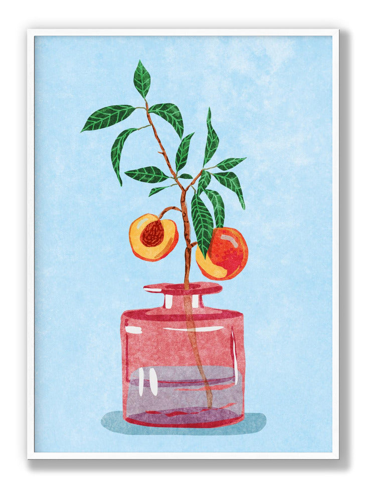 Peach Tree in Vase