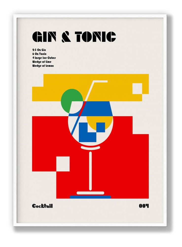 Gin &amp; Tonic Bauhaus Cocktail