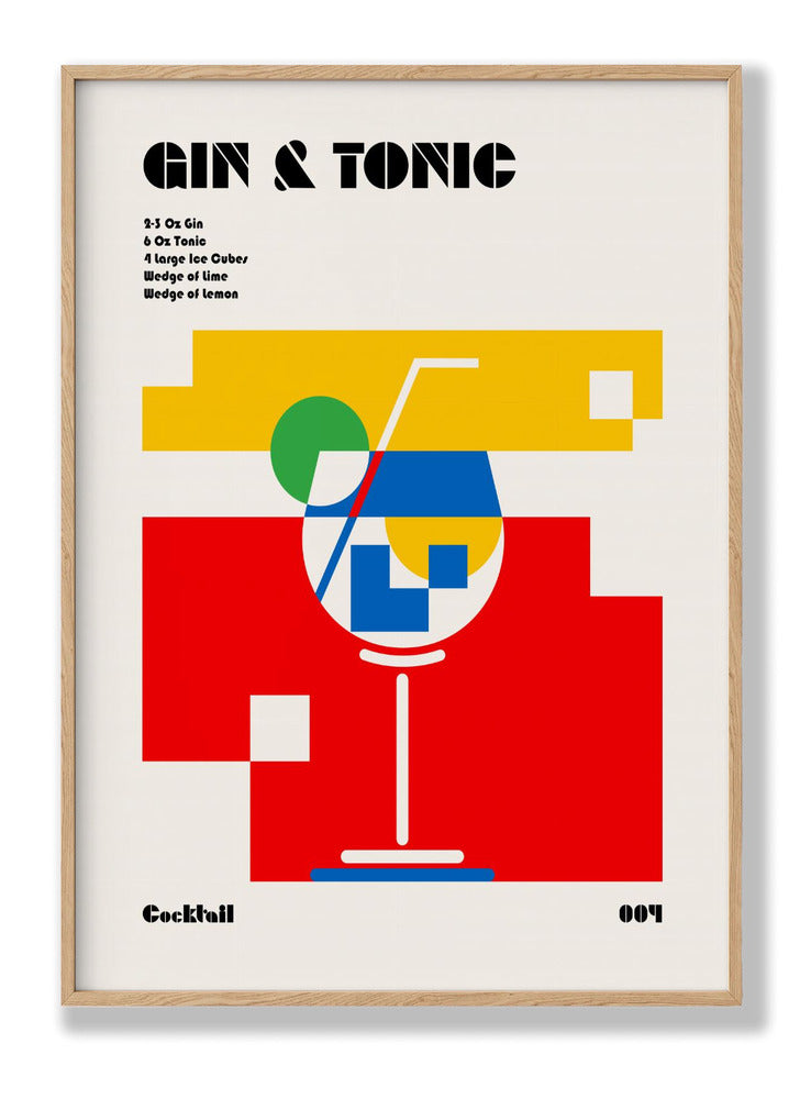 Gin &amp; Tonic Bauhaus Cocktail