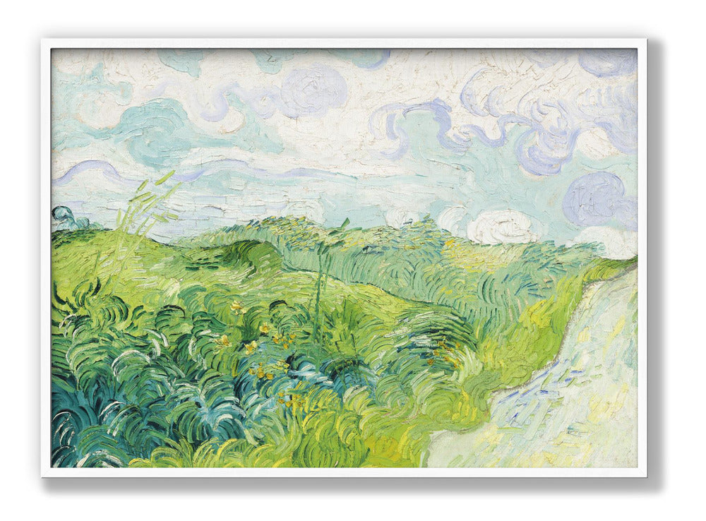 Green Wheat Fields, Auvers (1890) By Vincent Van Gogh