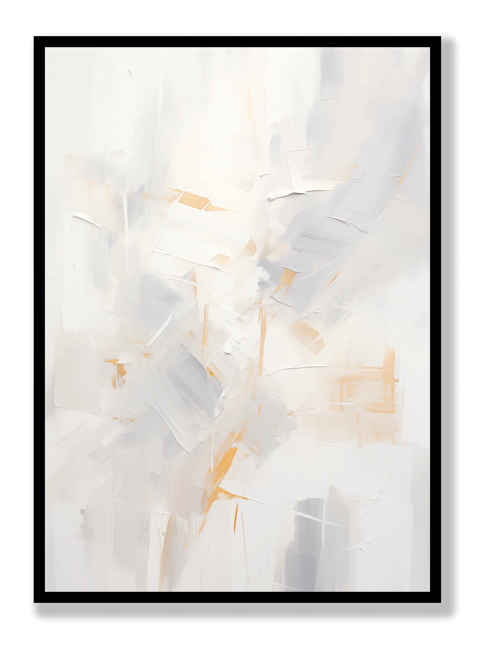 Abstract White 2 plakat