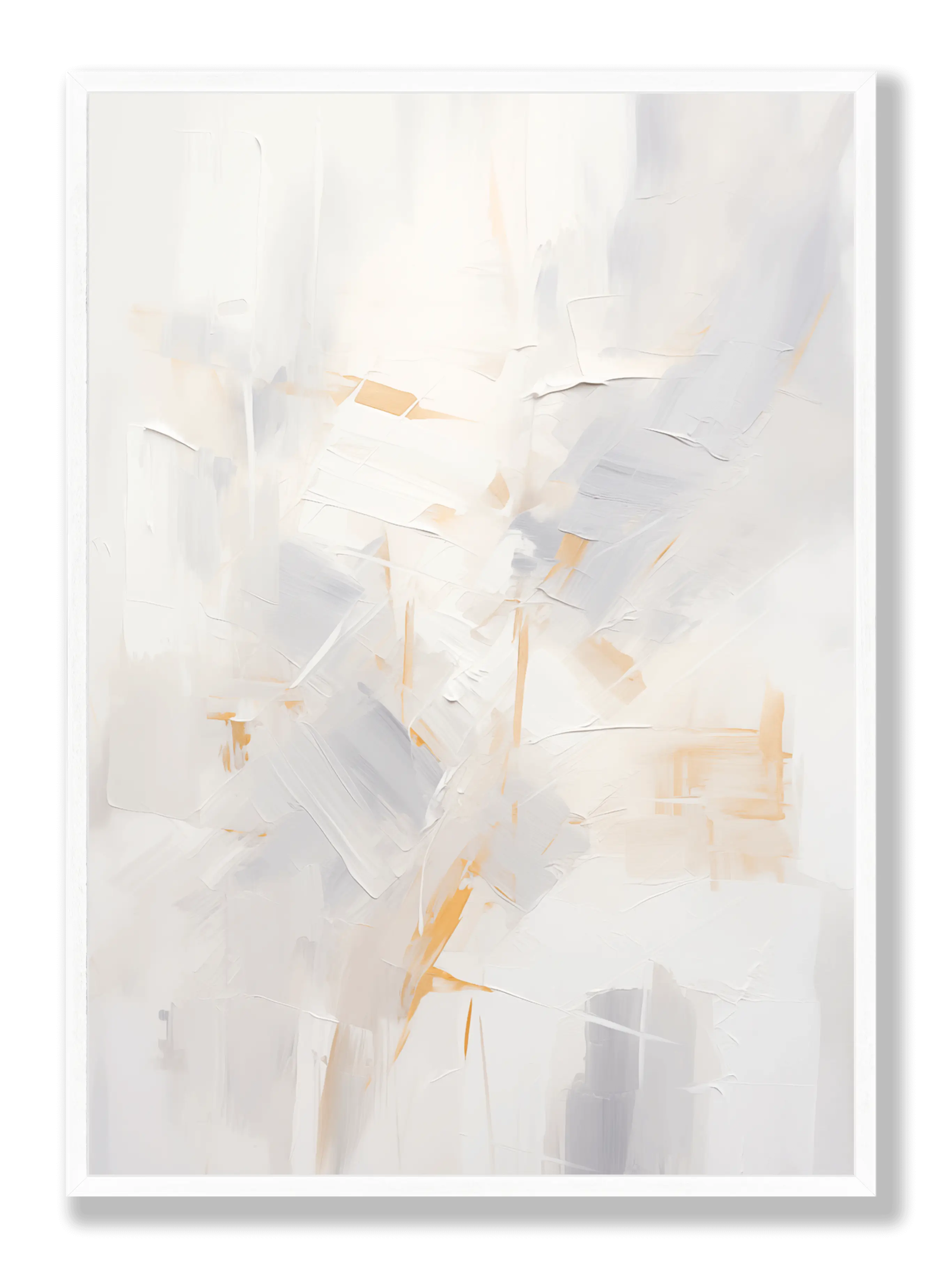 Abstract White 2 plakat