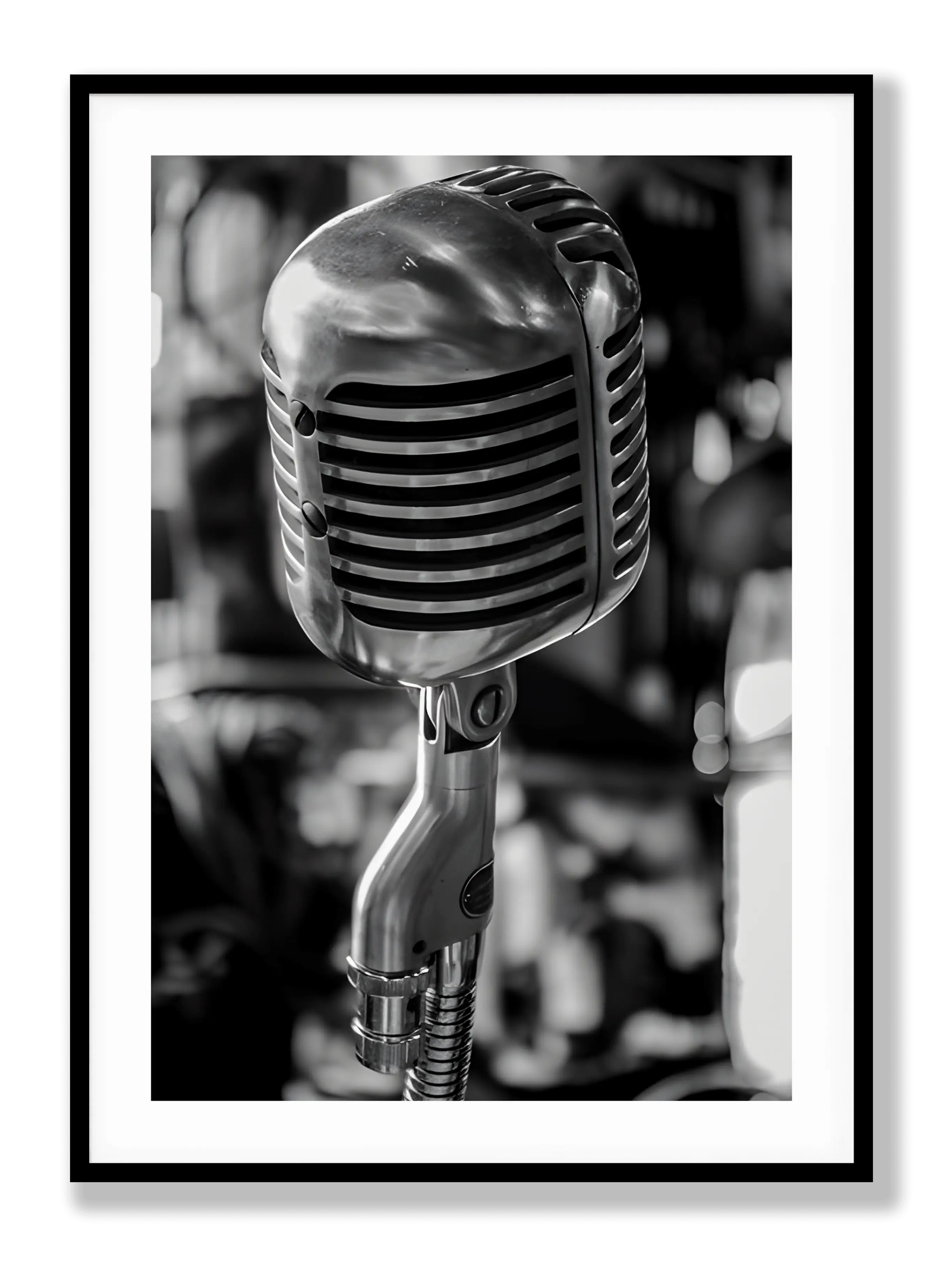 Antique Microphone plakat