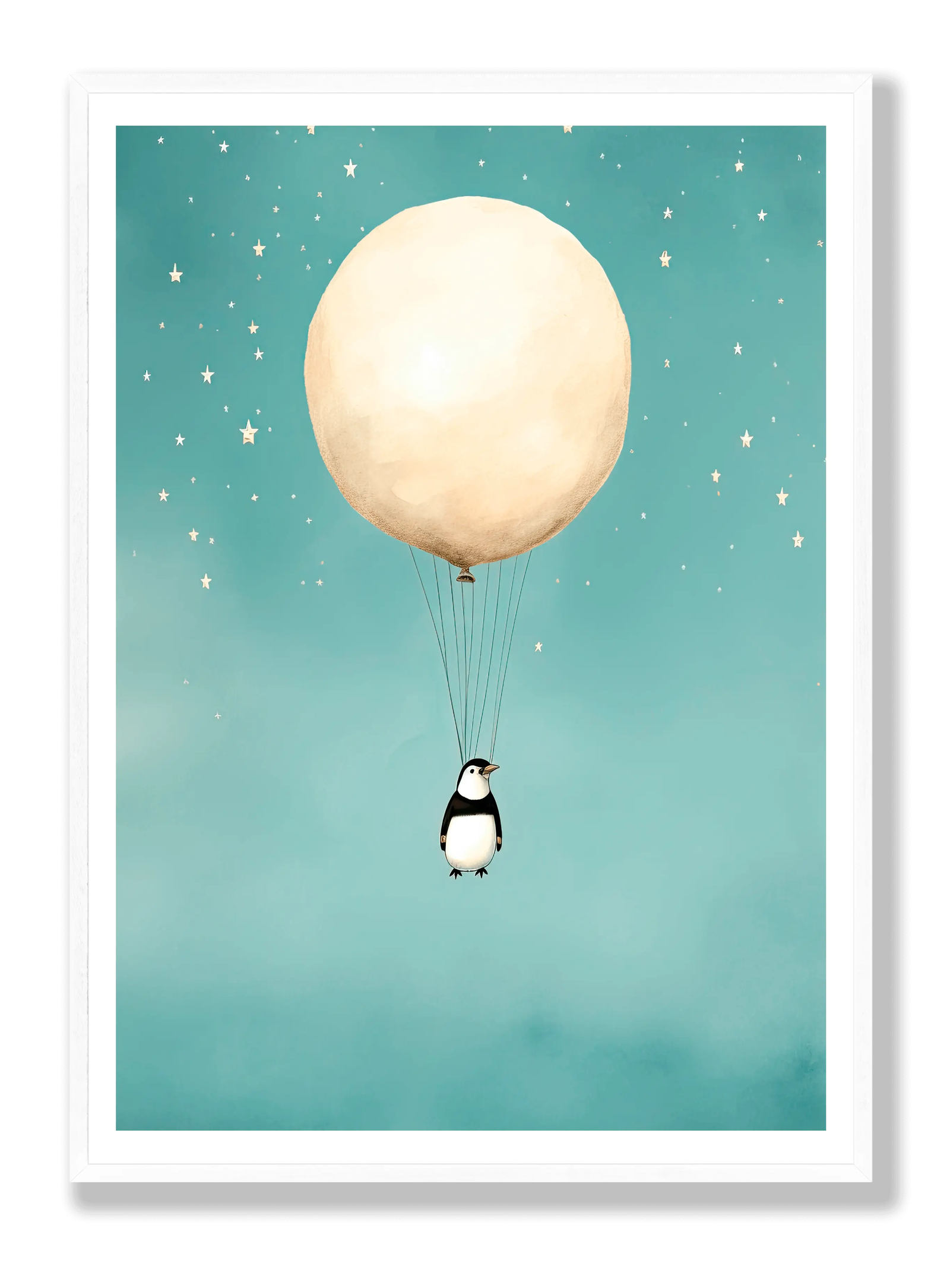 Balloon Penguin plakat