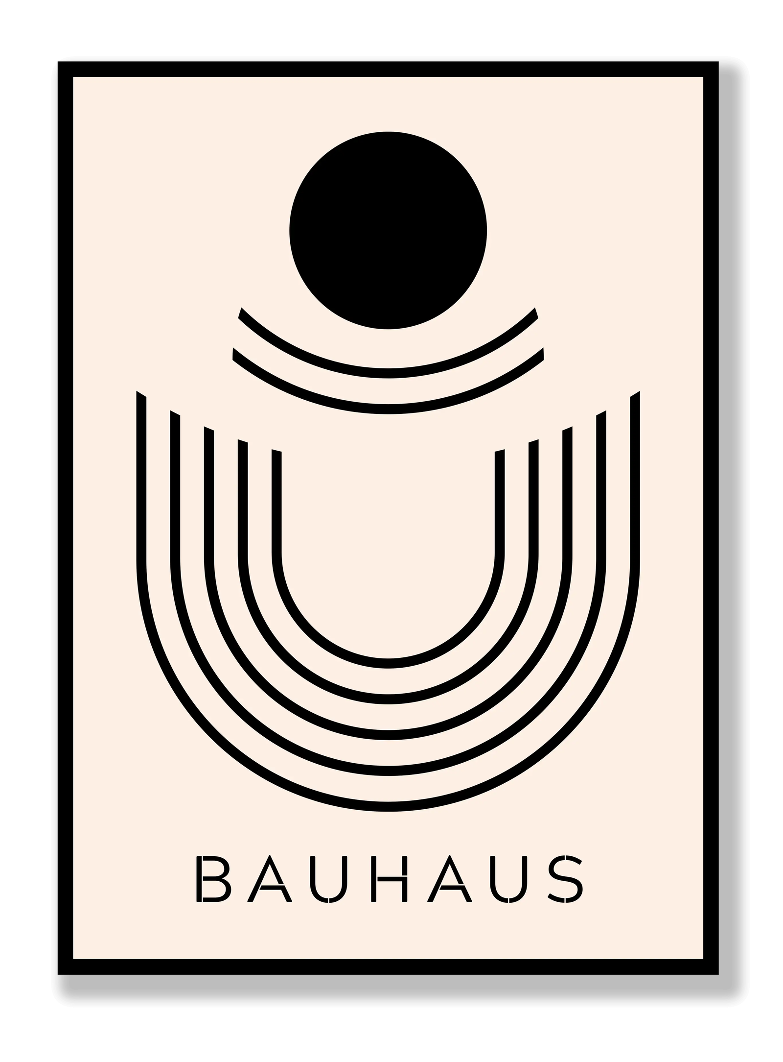 Bauhaus Black Dot plakat