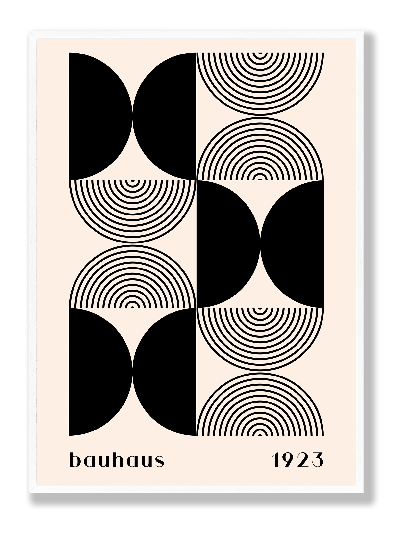 Bauhaus Black Mix plakat