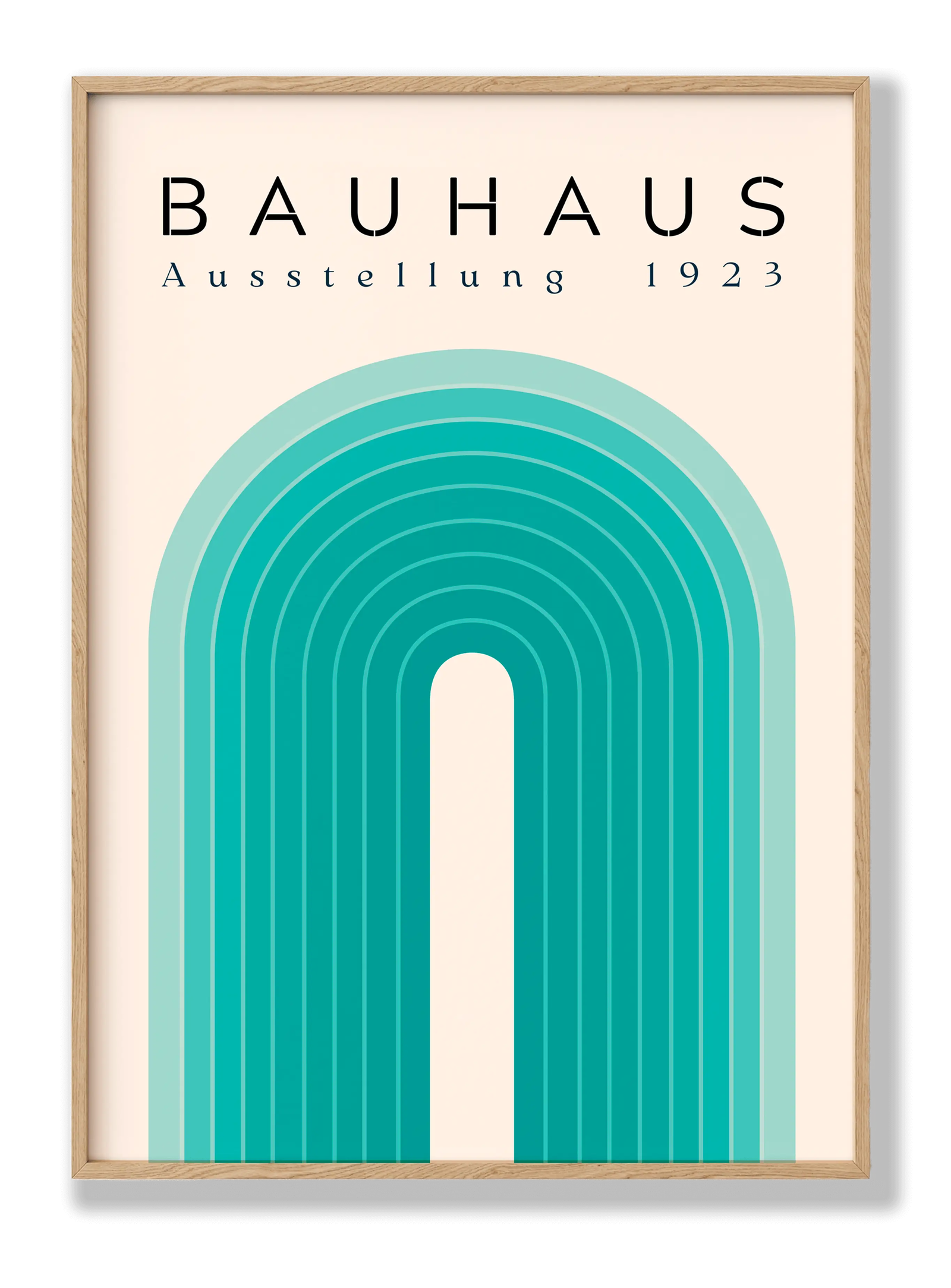 Bauhaus Blue Bridge plakat