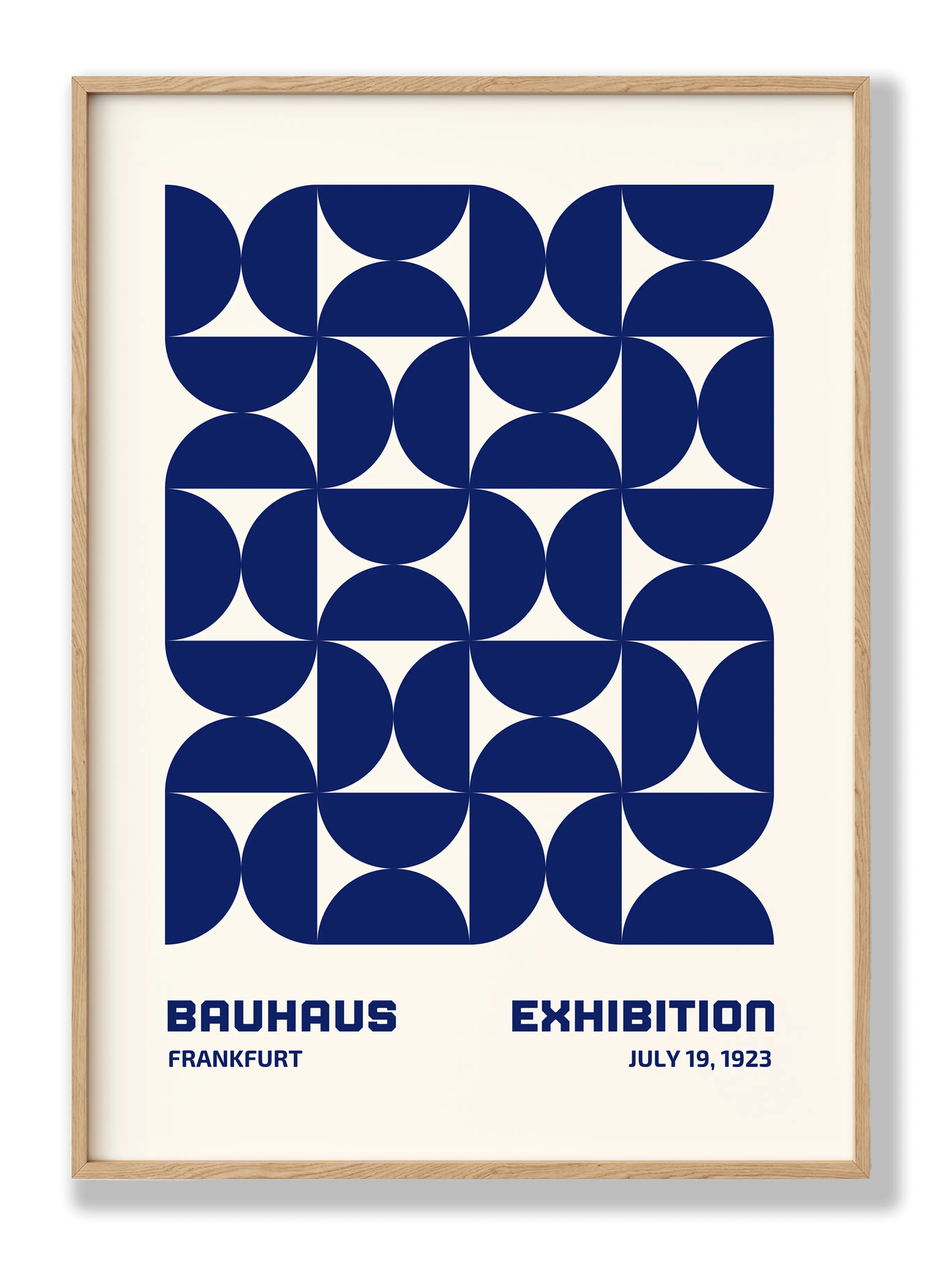 Bauhaus Blue Hourglass plakat