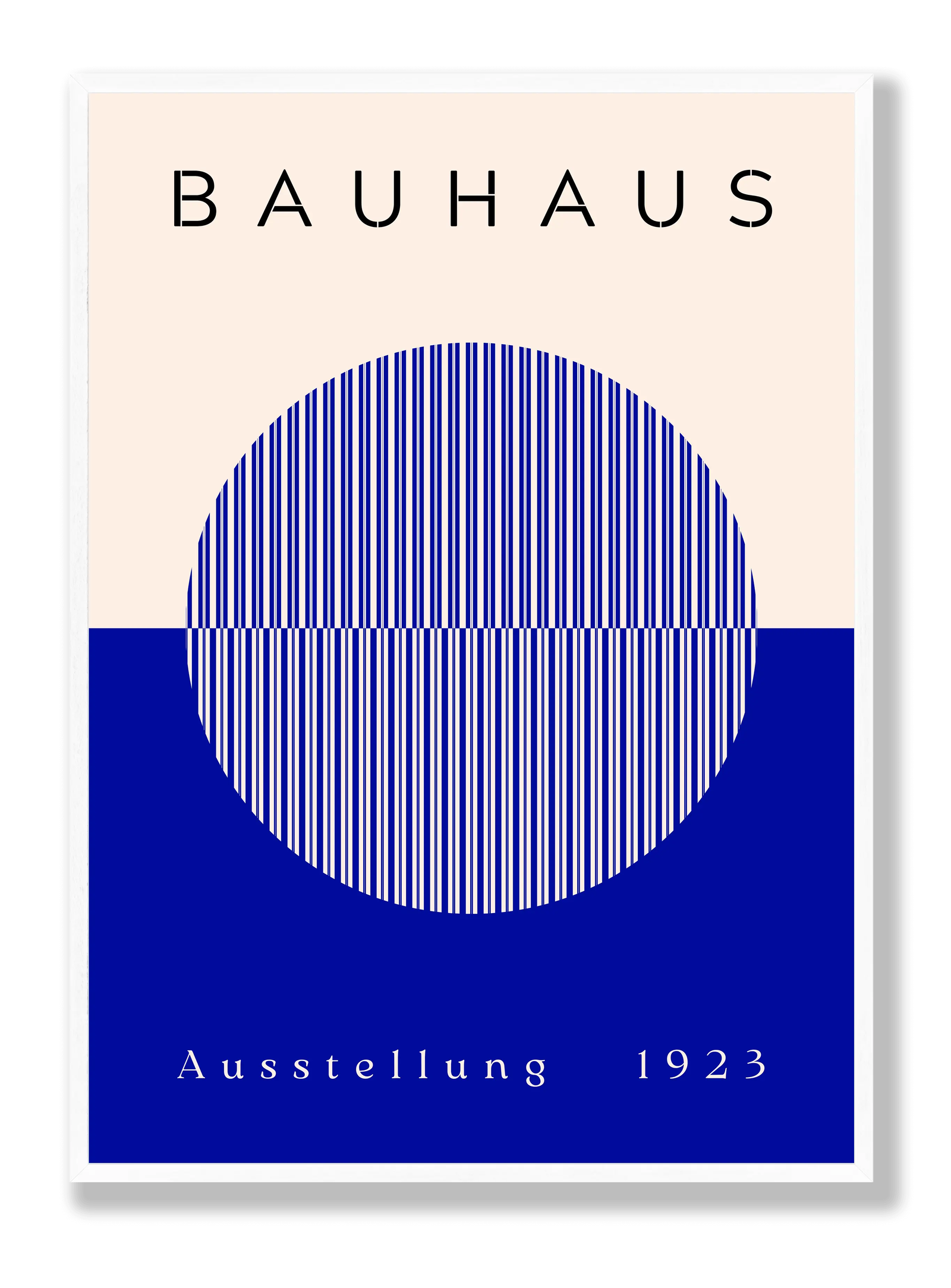 Bauhaus Blue Sea plakat