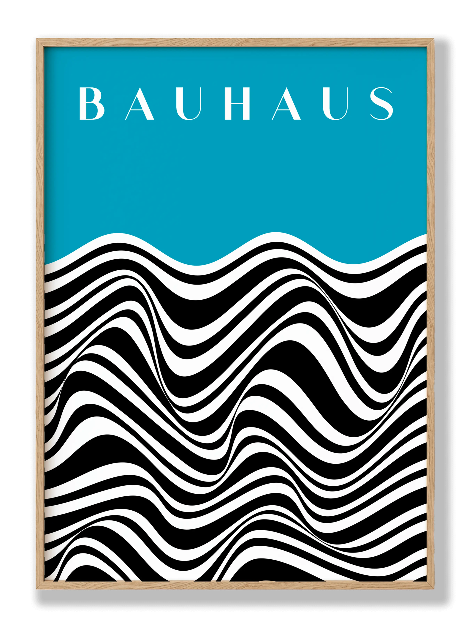 Bauhaus Blue Zebra plakat