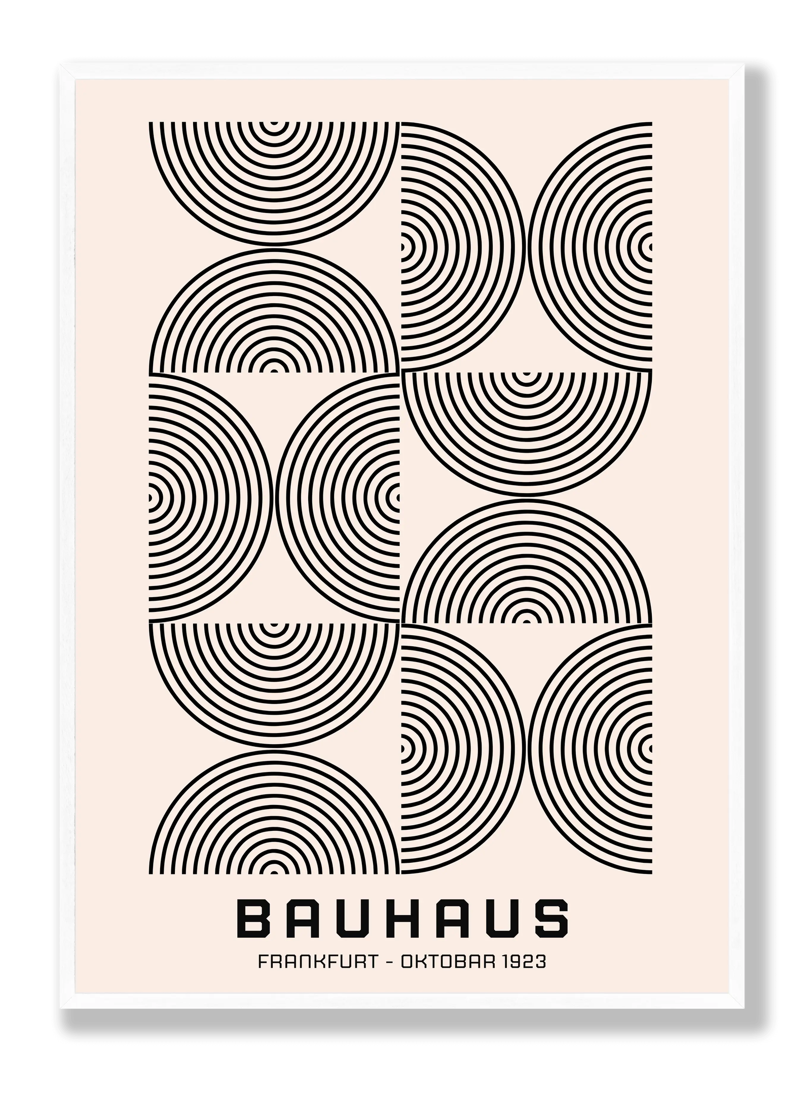 Bauhaus Circles Circles plakat