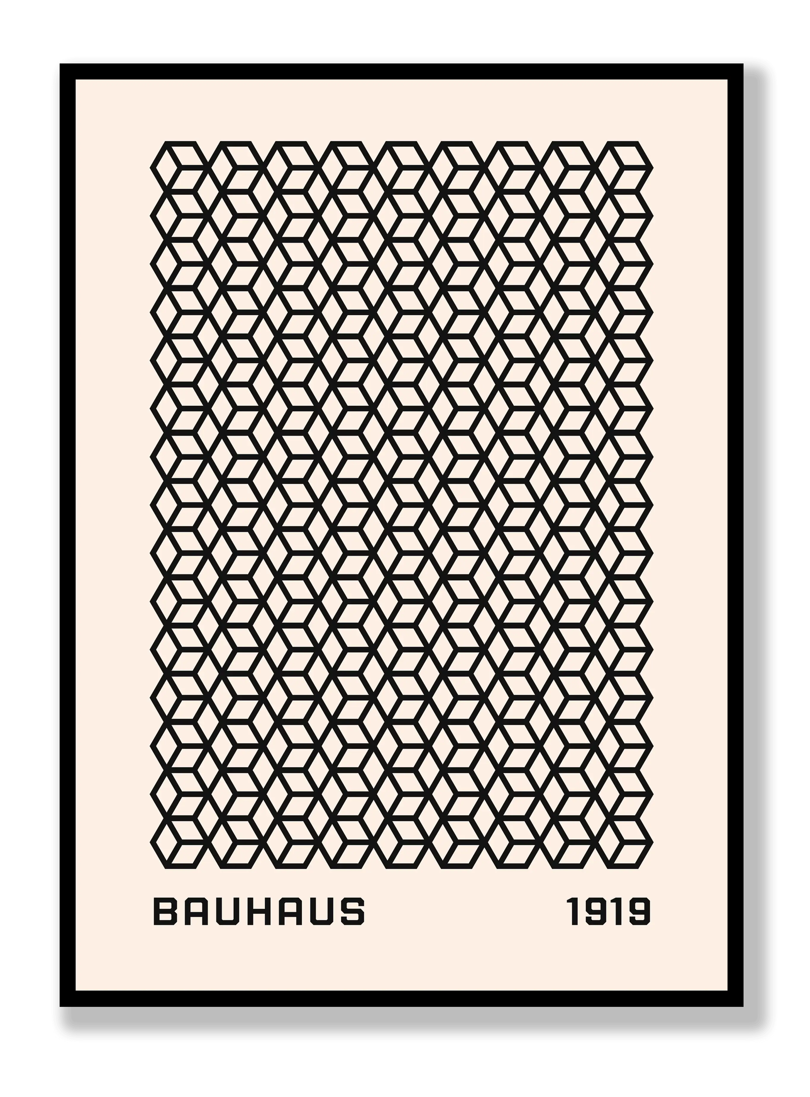 Bauhaus Cubes plakat