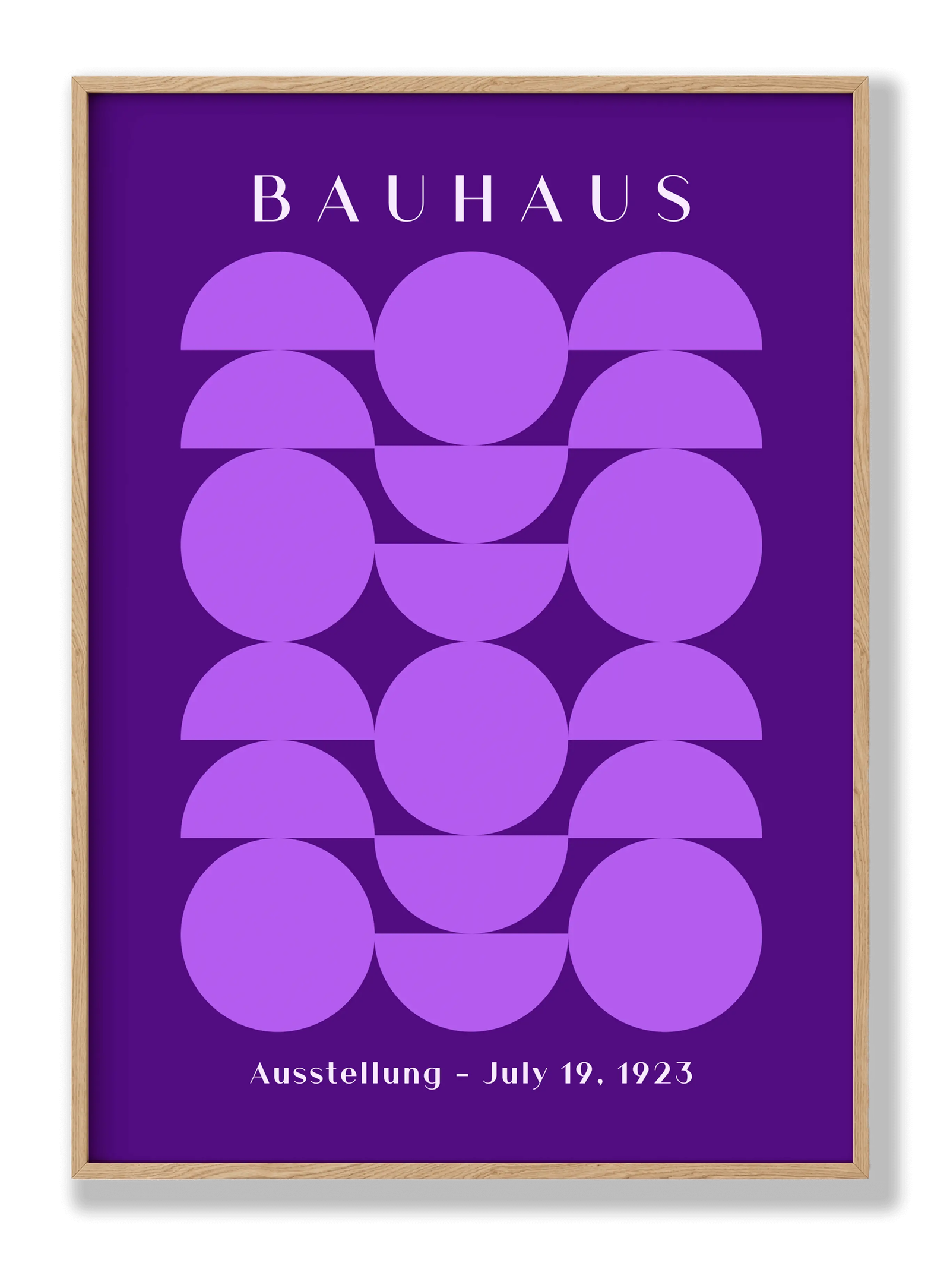 Bauhaus Half Purple 2 plakat