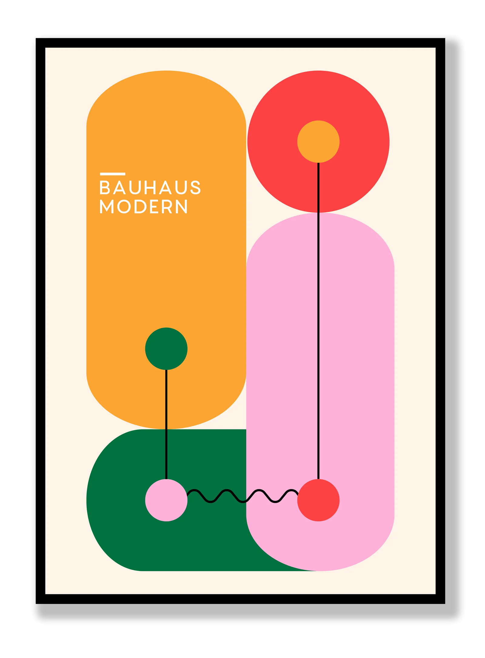 Bauhaus Modern plakat