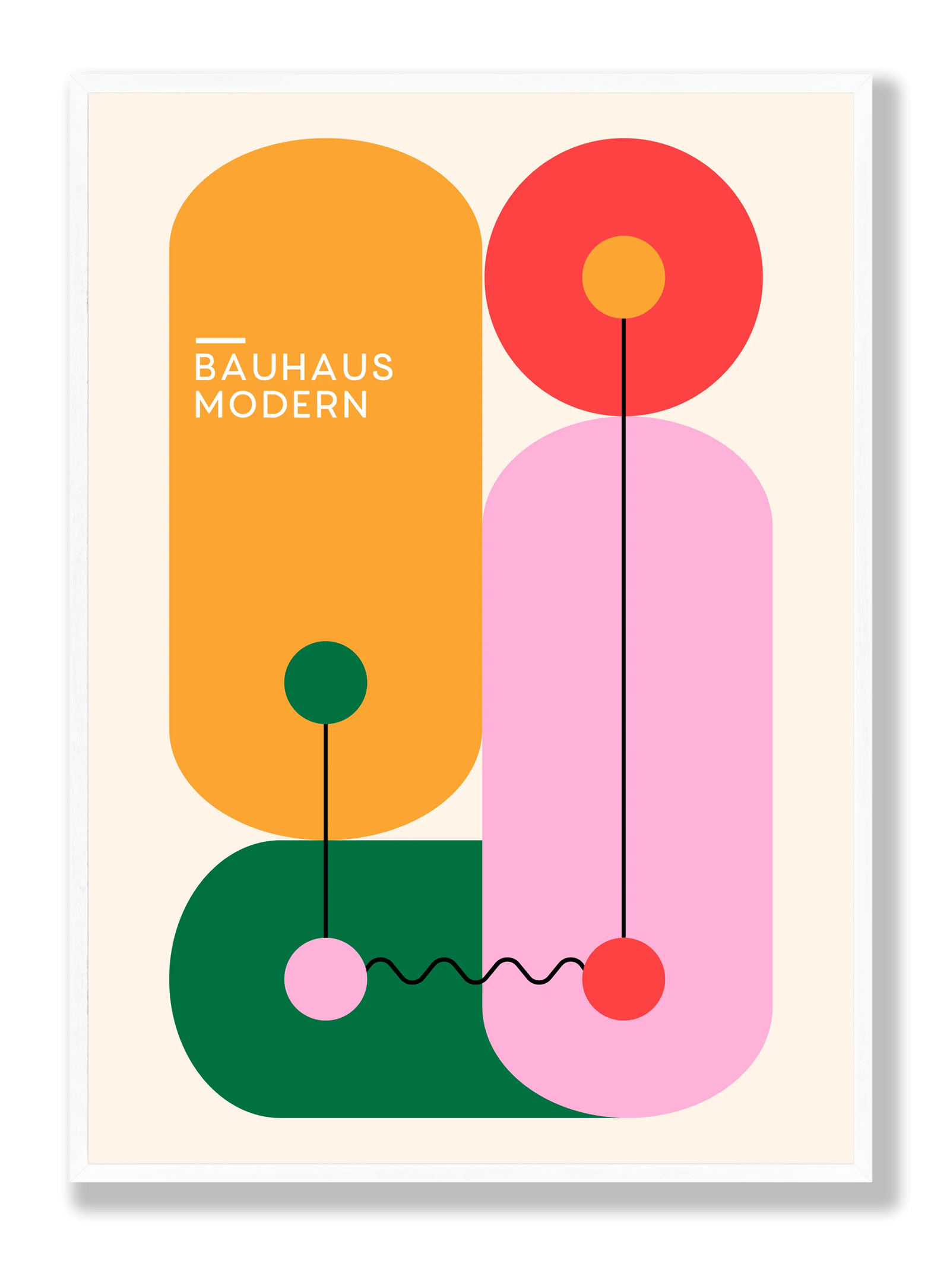 Bauhaus Modern plakat