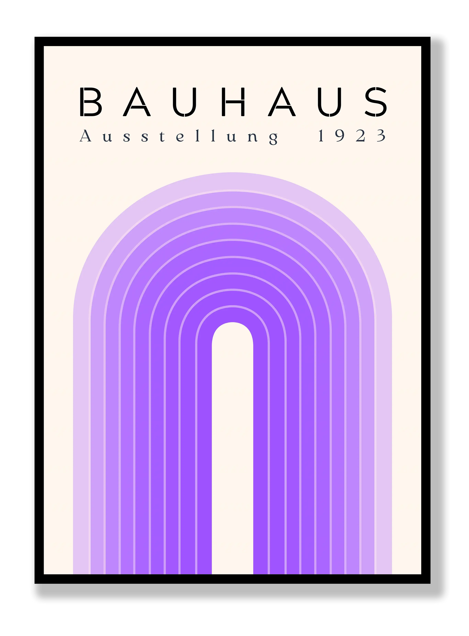 Bauhaus Purple Bridge plakat