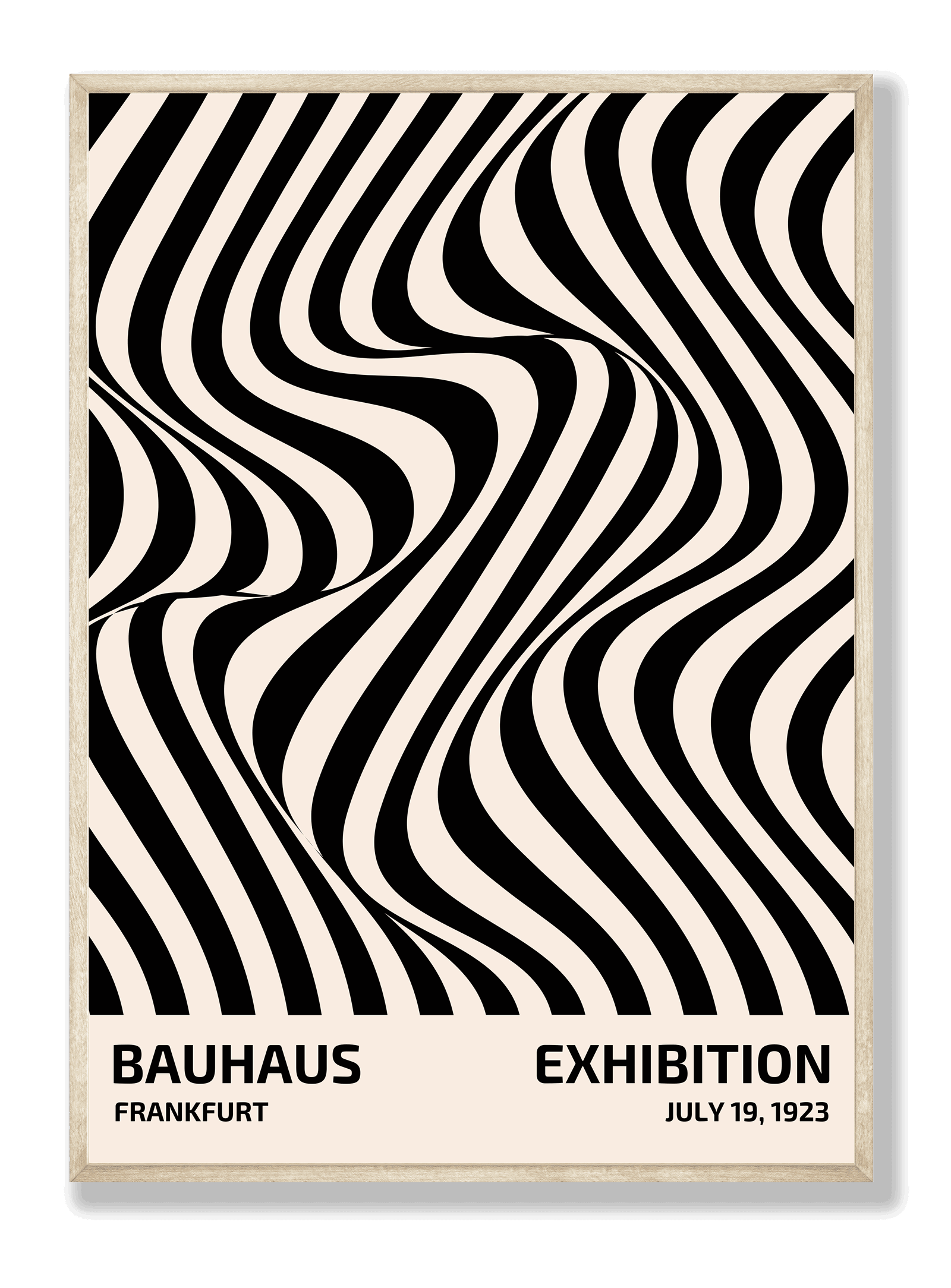 Bauhaus Zebra plakat