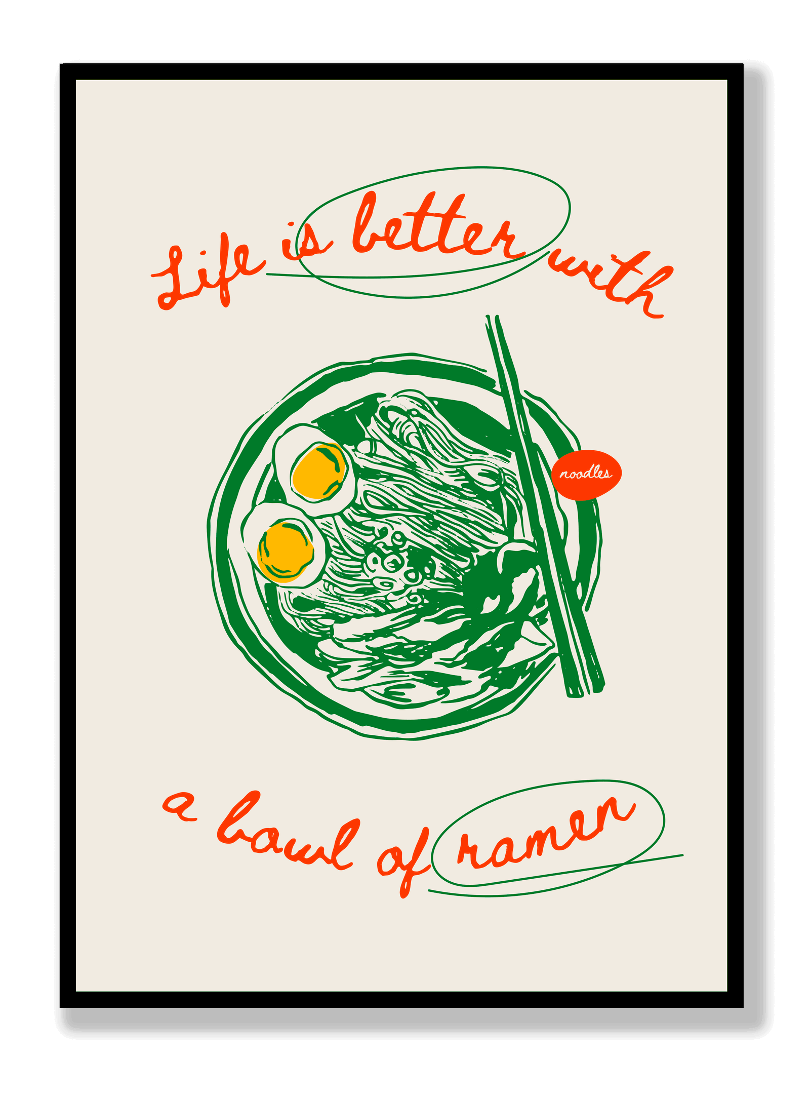 Better With Ramen plakat