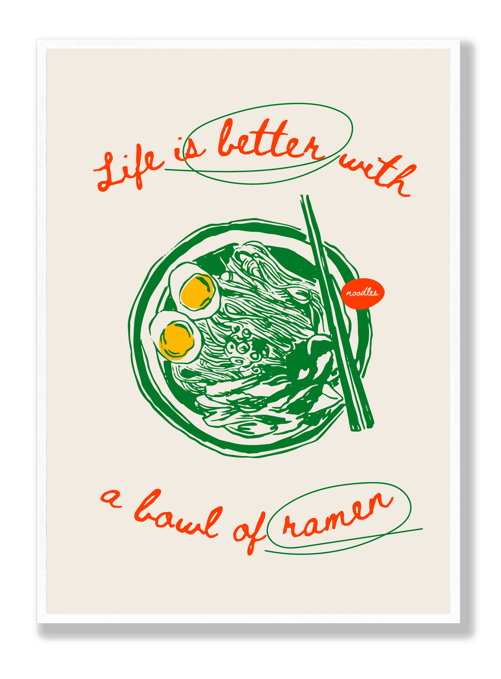 Better With Ramen plakat