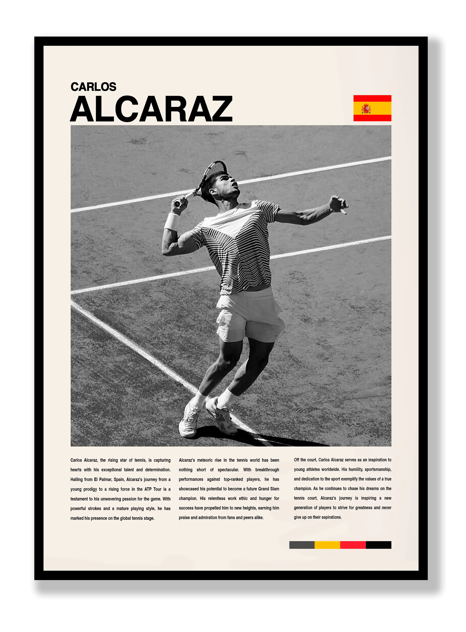 Carlos Alcaraz plakat