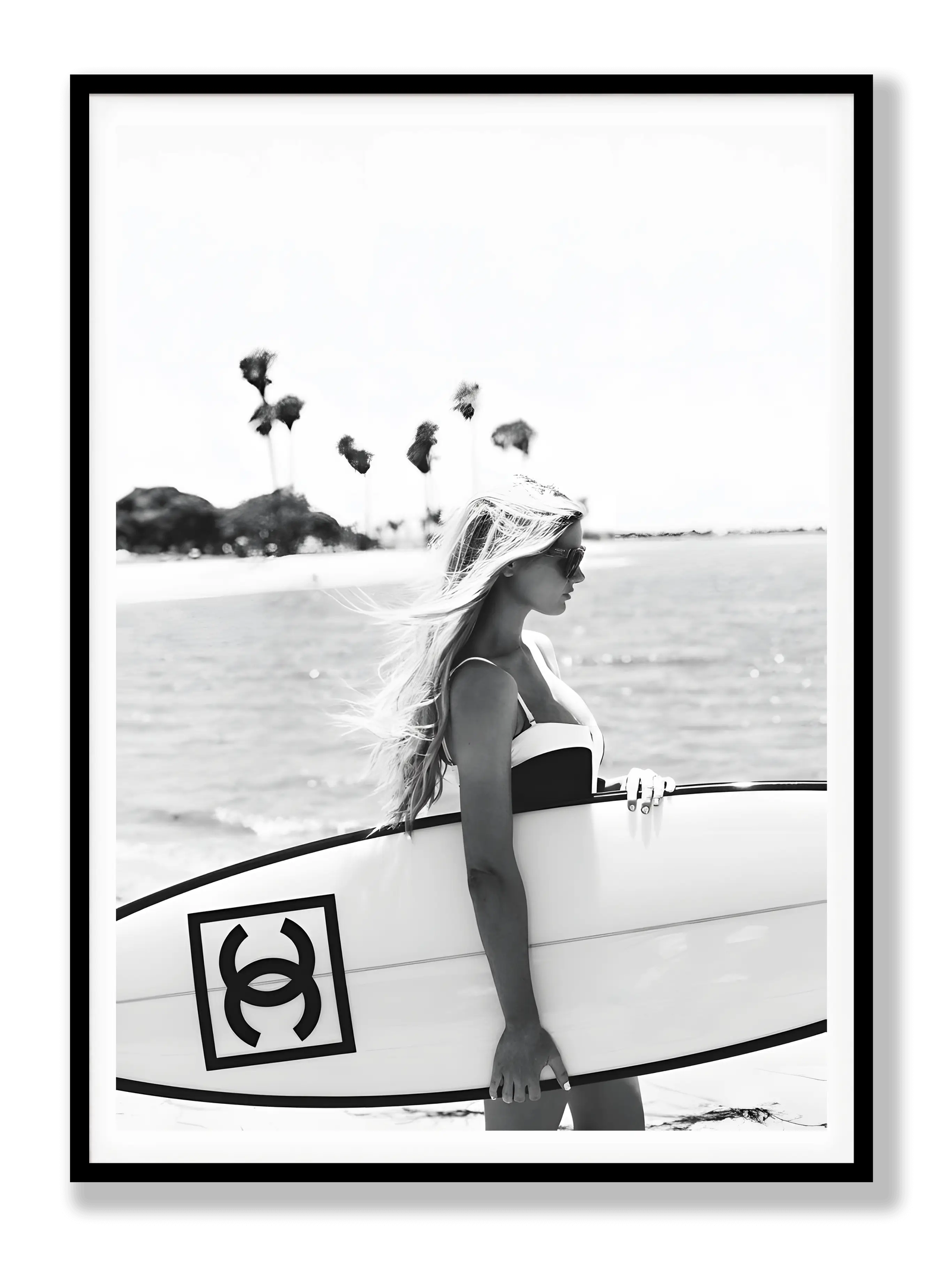 Chanel Surfboard plakat