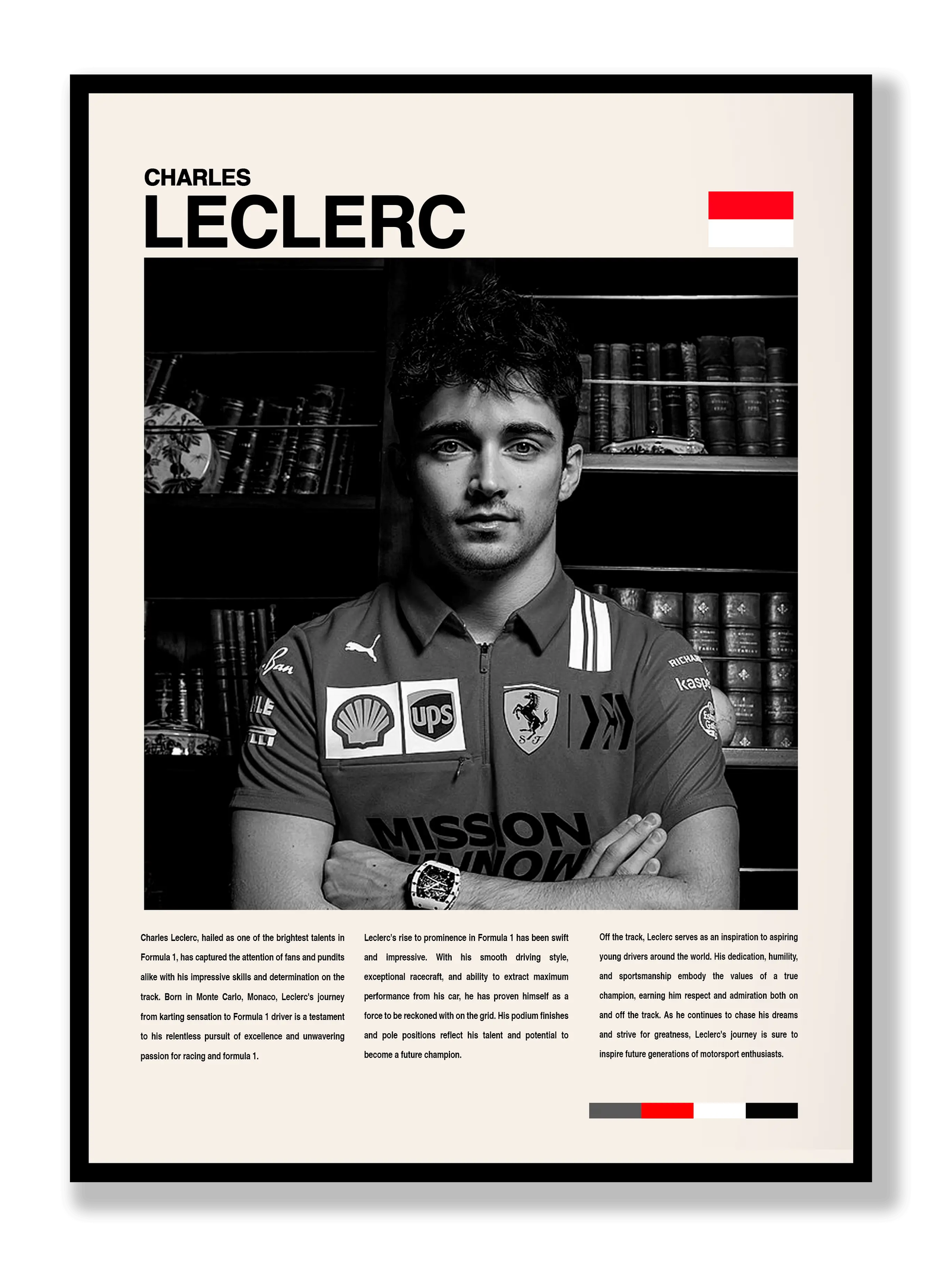 Charles Leclerc plakat