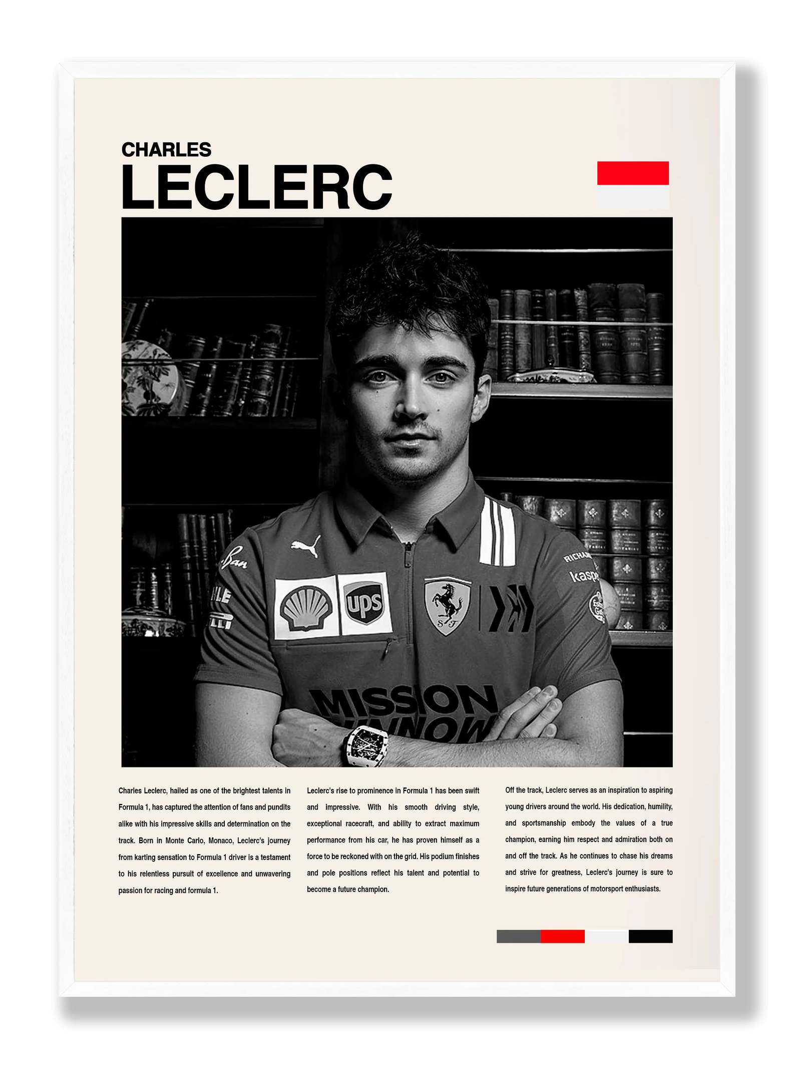 Charles Leclerc plakat