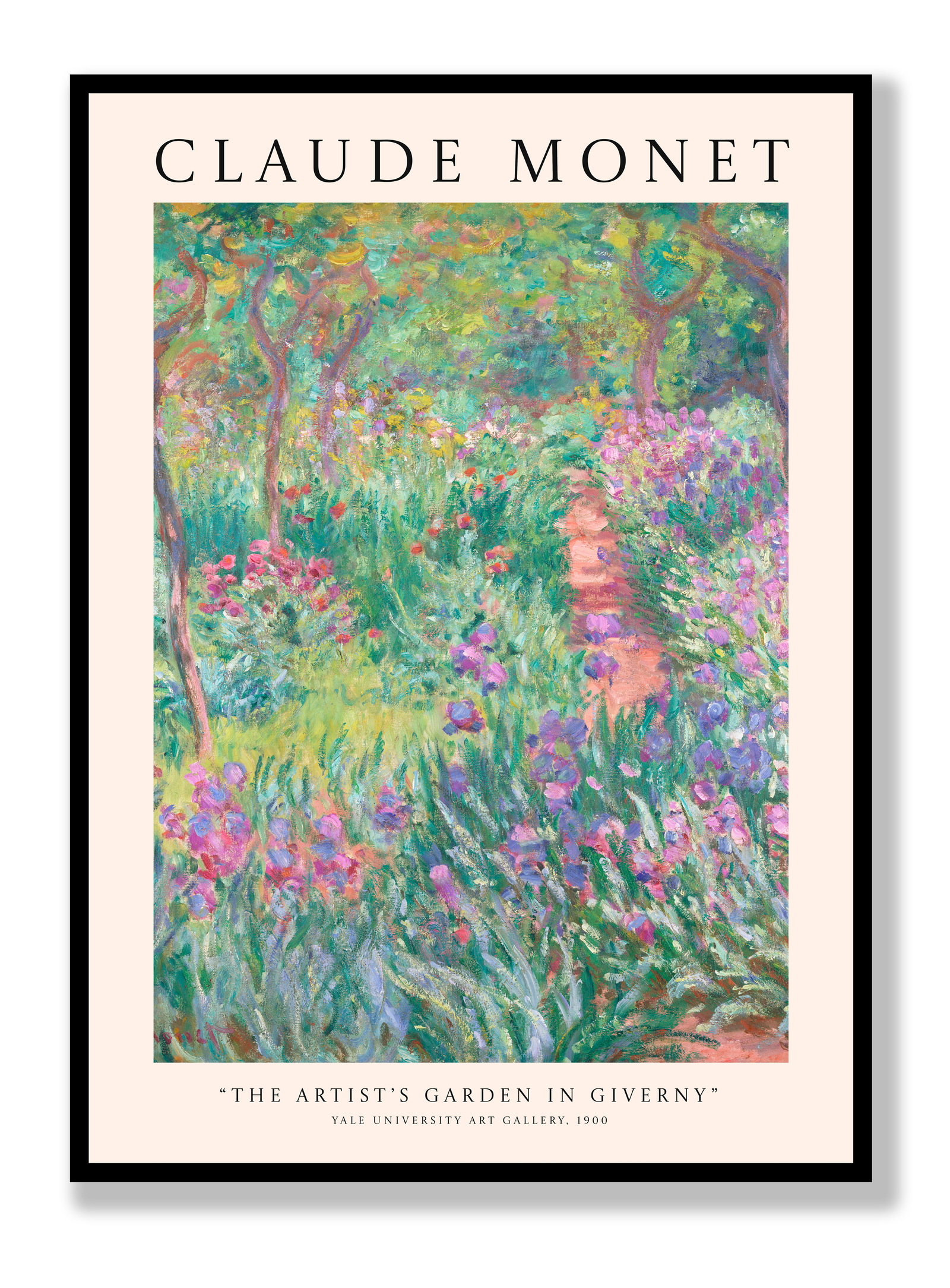 Claude Monet - The Artists's Garden In Giverny plakat