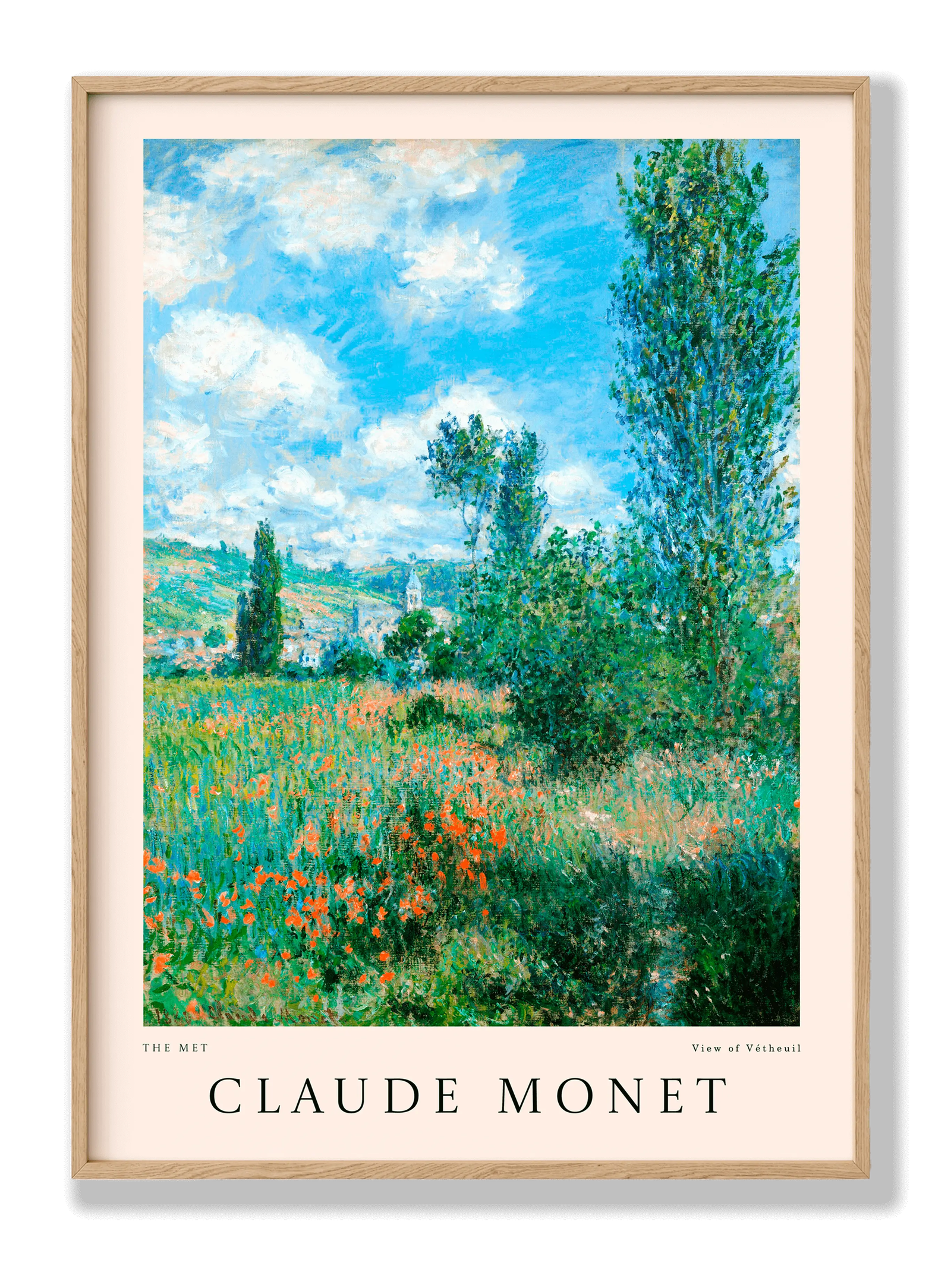 Claude Monet - View Of Vétheuil plakat