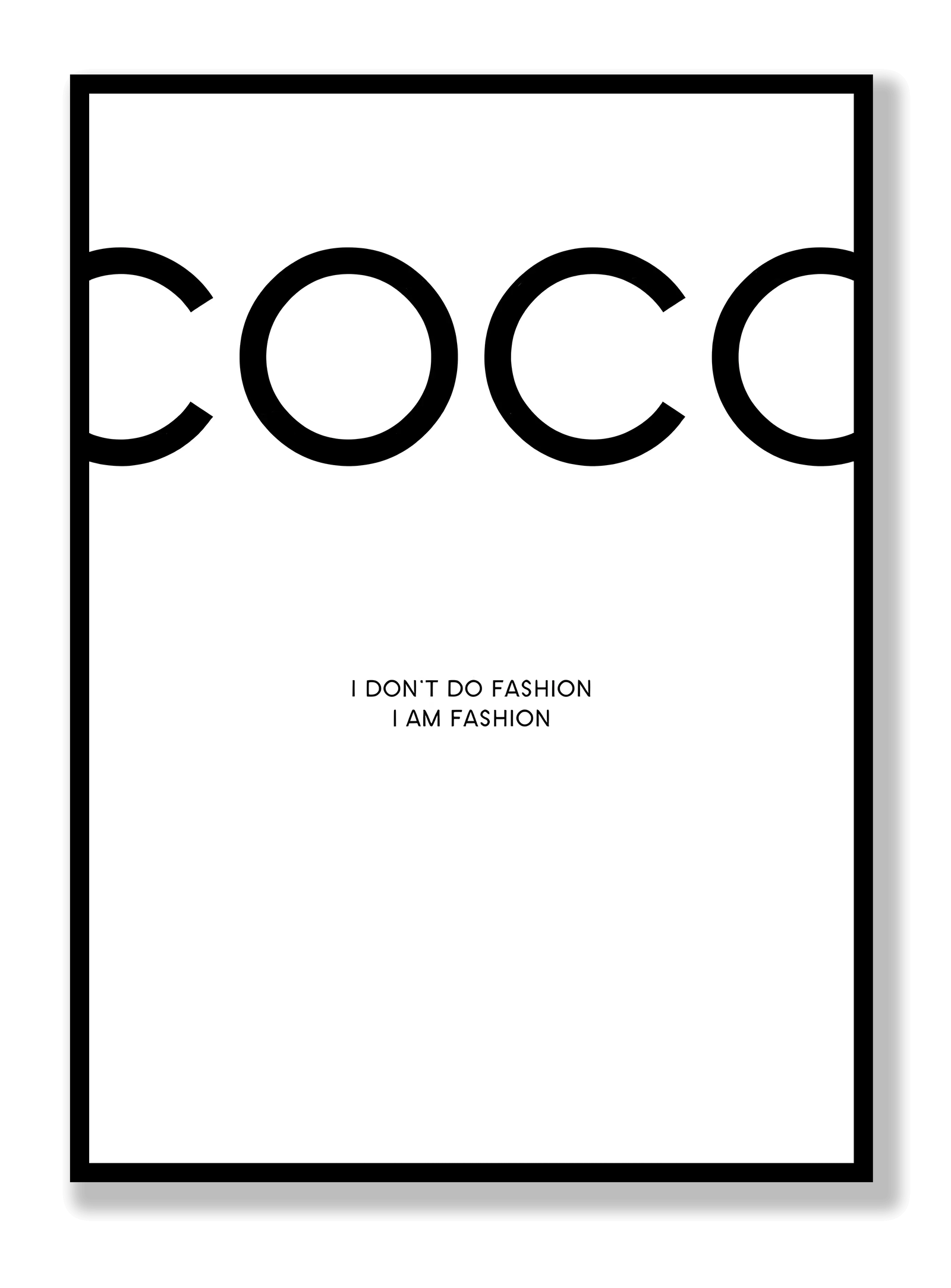 Coco Chanel plakat