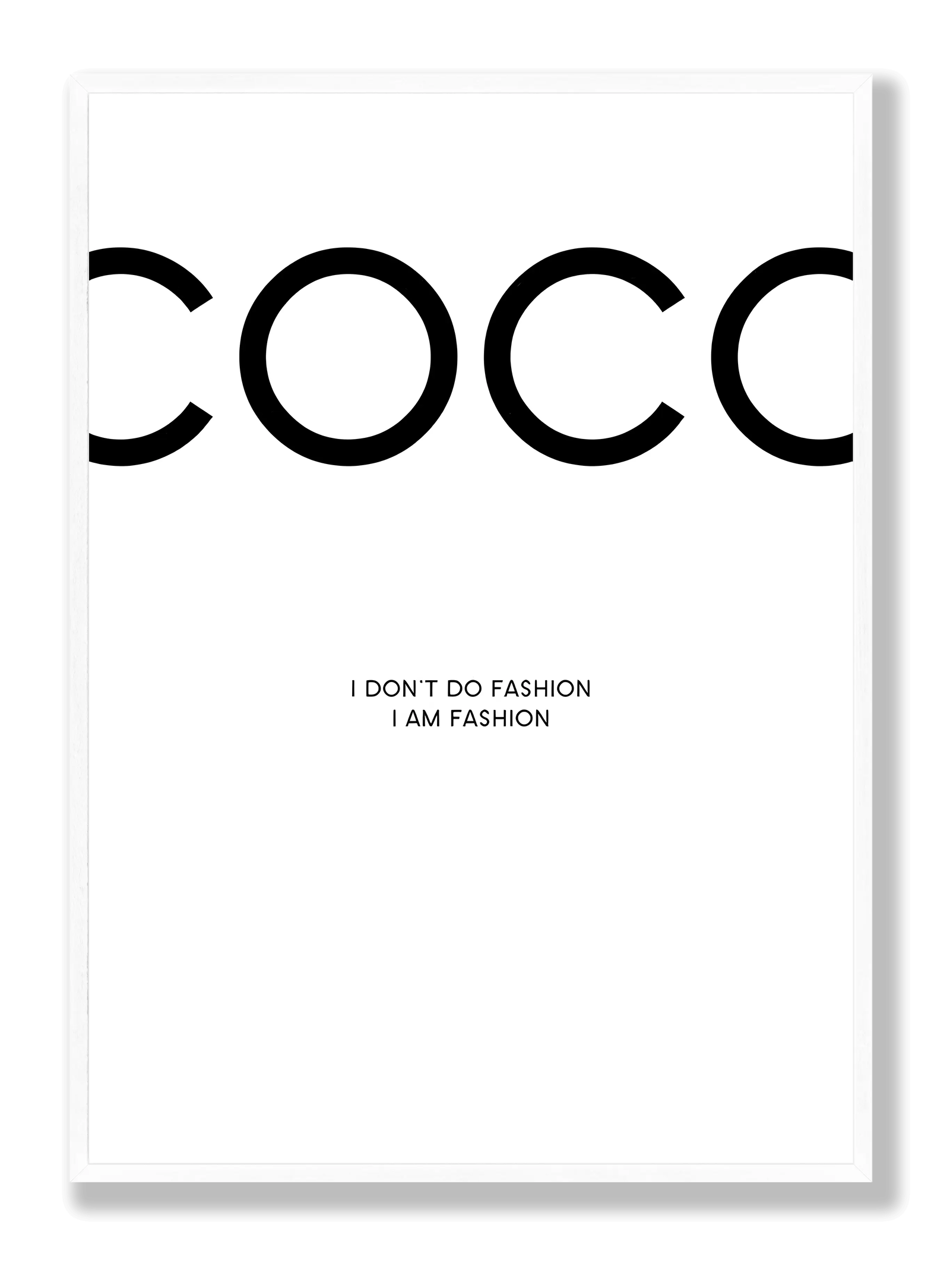 Coco Chanel plakat