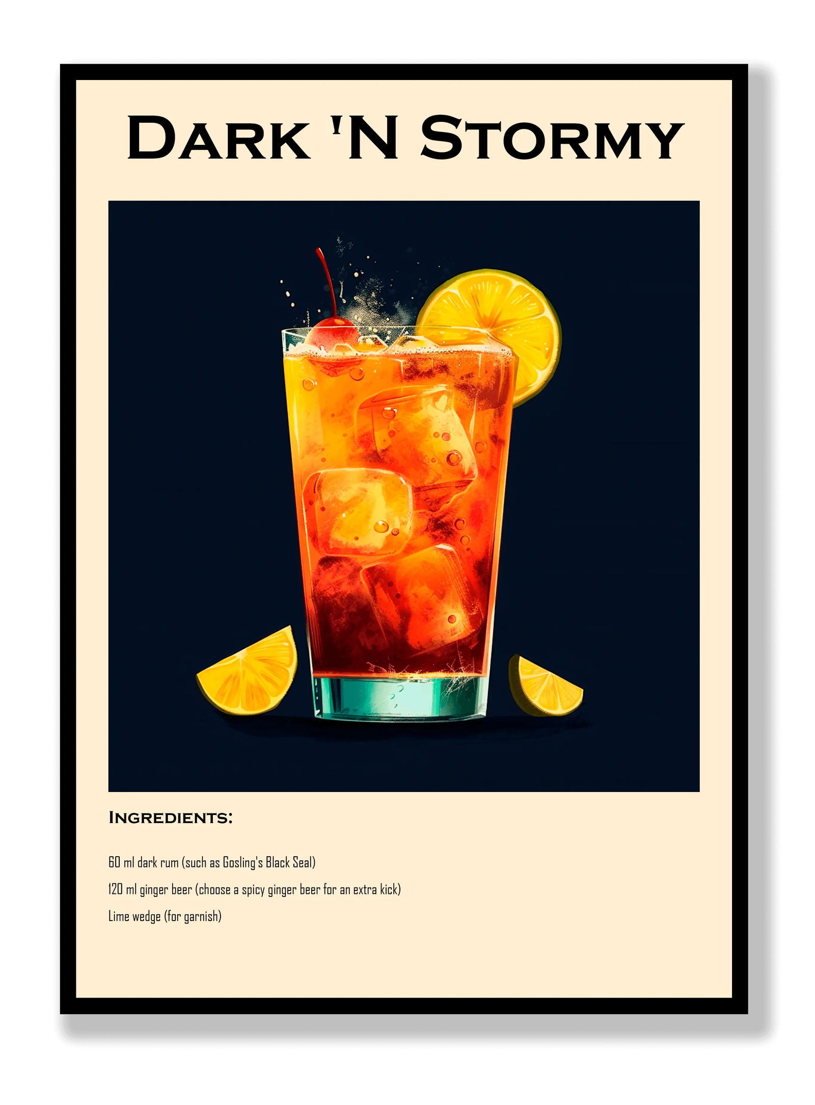 Dark 'N Stormy plakat