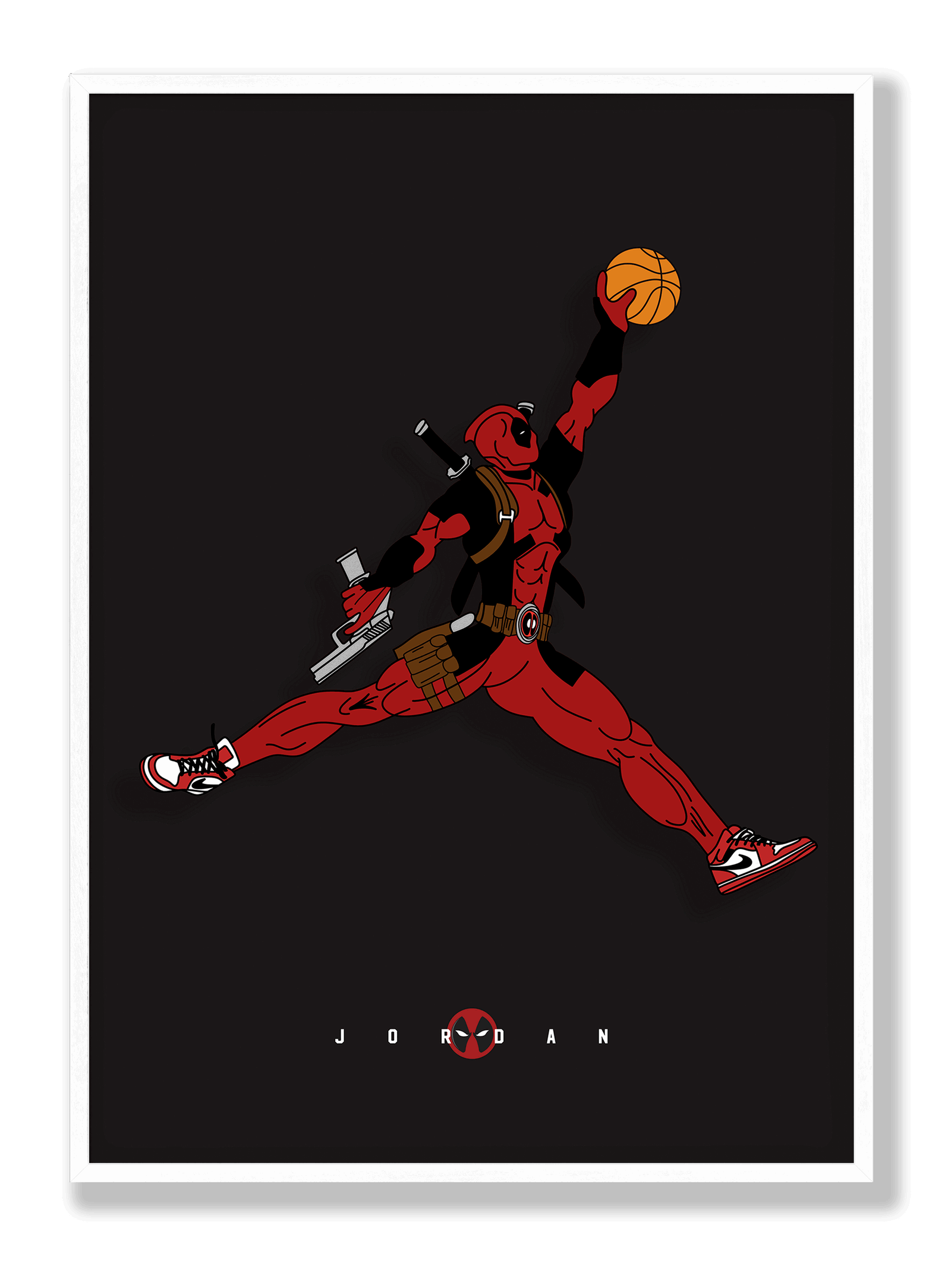 Deadpool x Jordan plakat