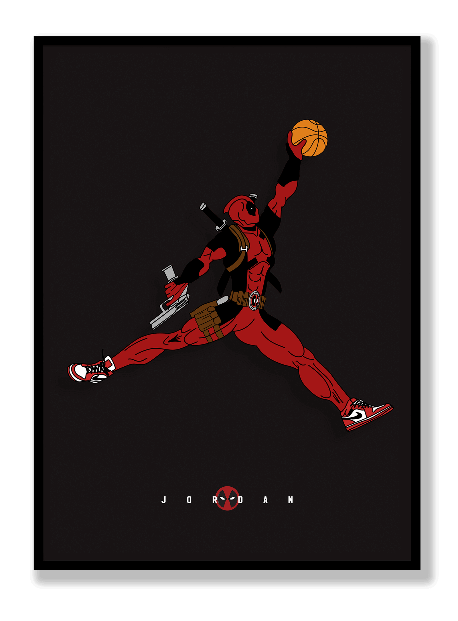 Deadpool x Jordan plakat