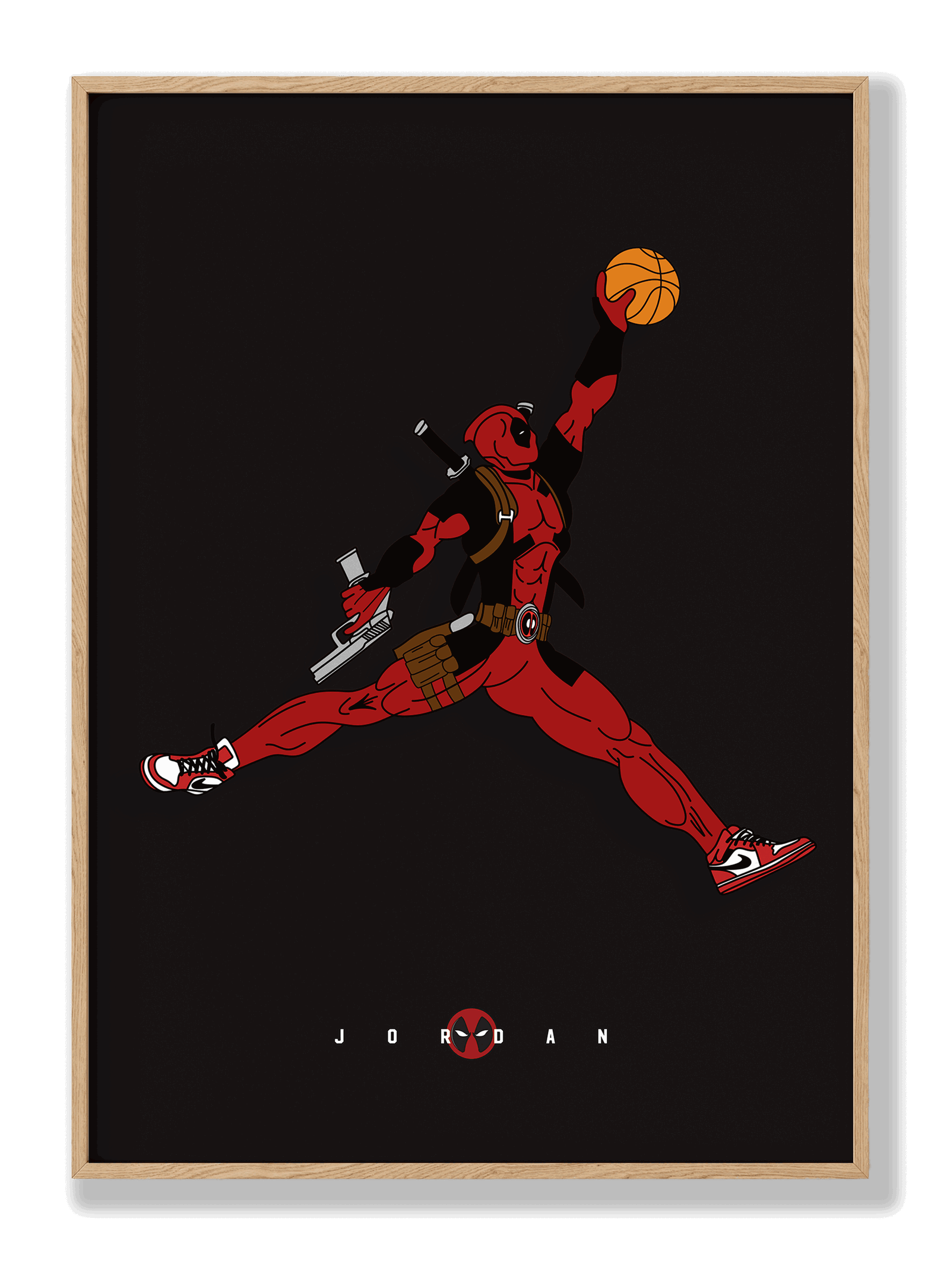 Deadpool x Jordan plakat