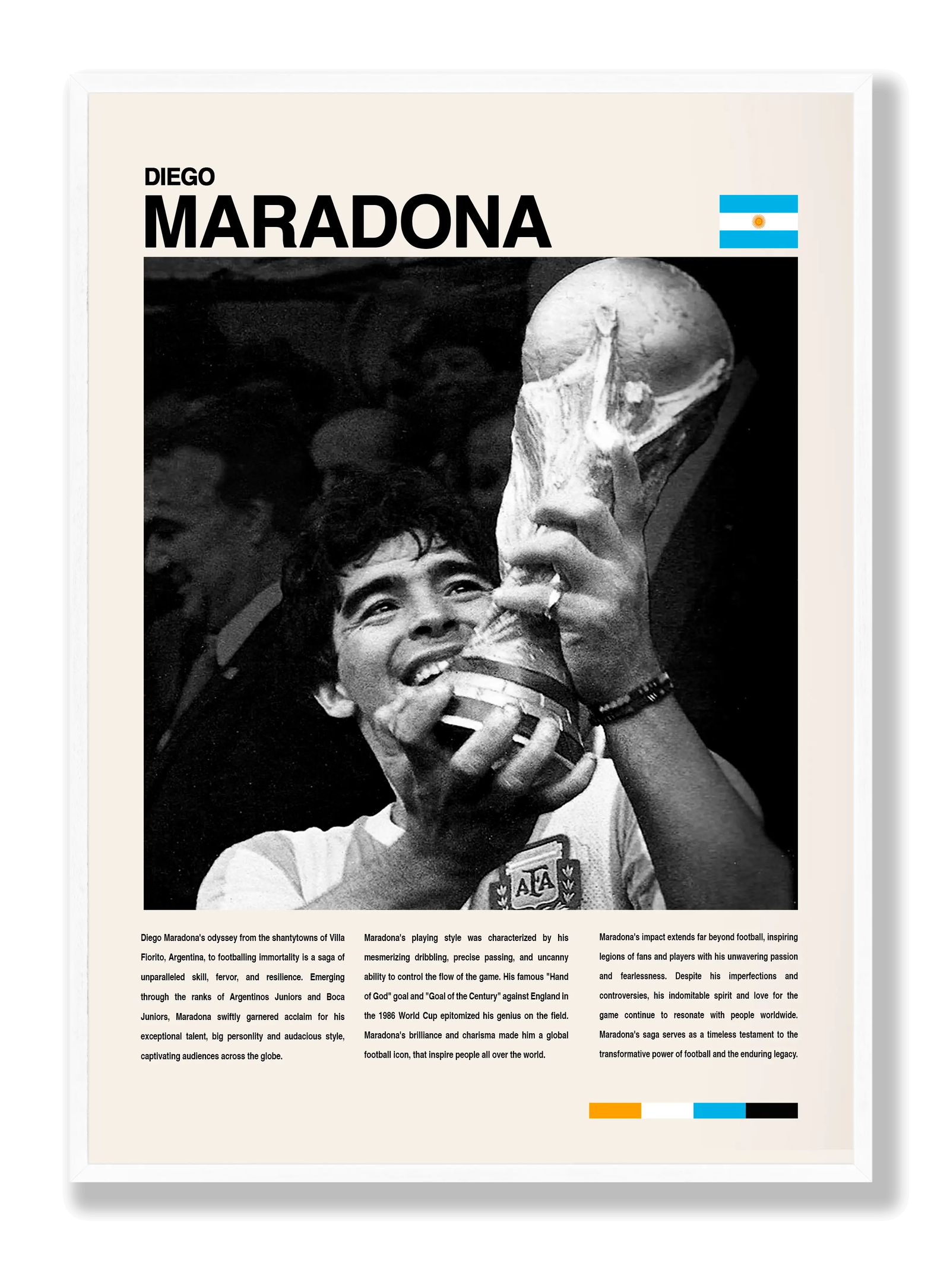 Diego Maradona plakat