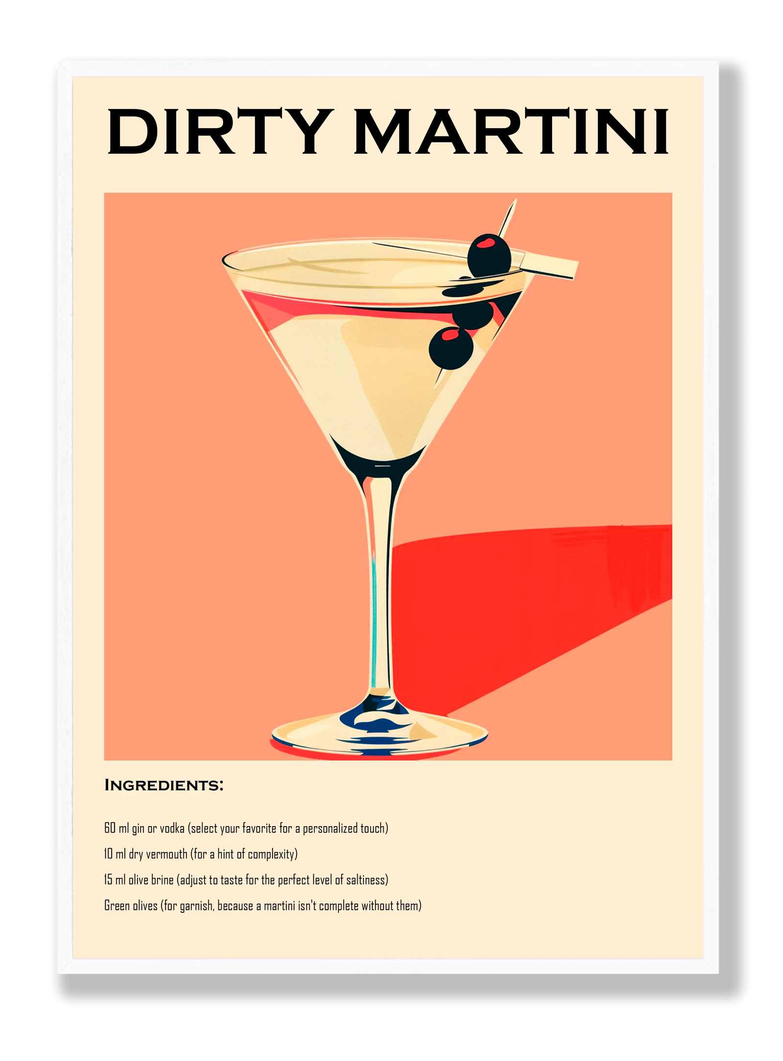 Dirty Martini plakat