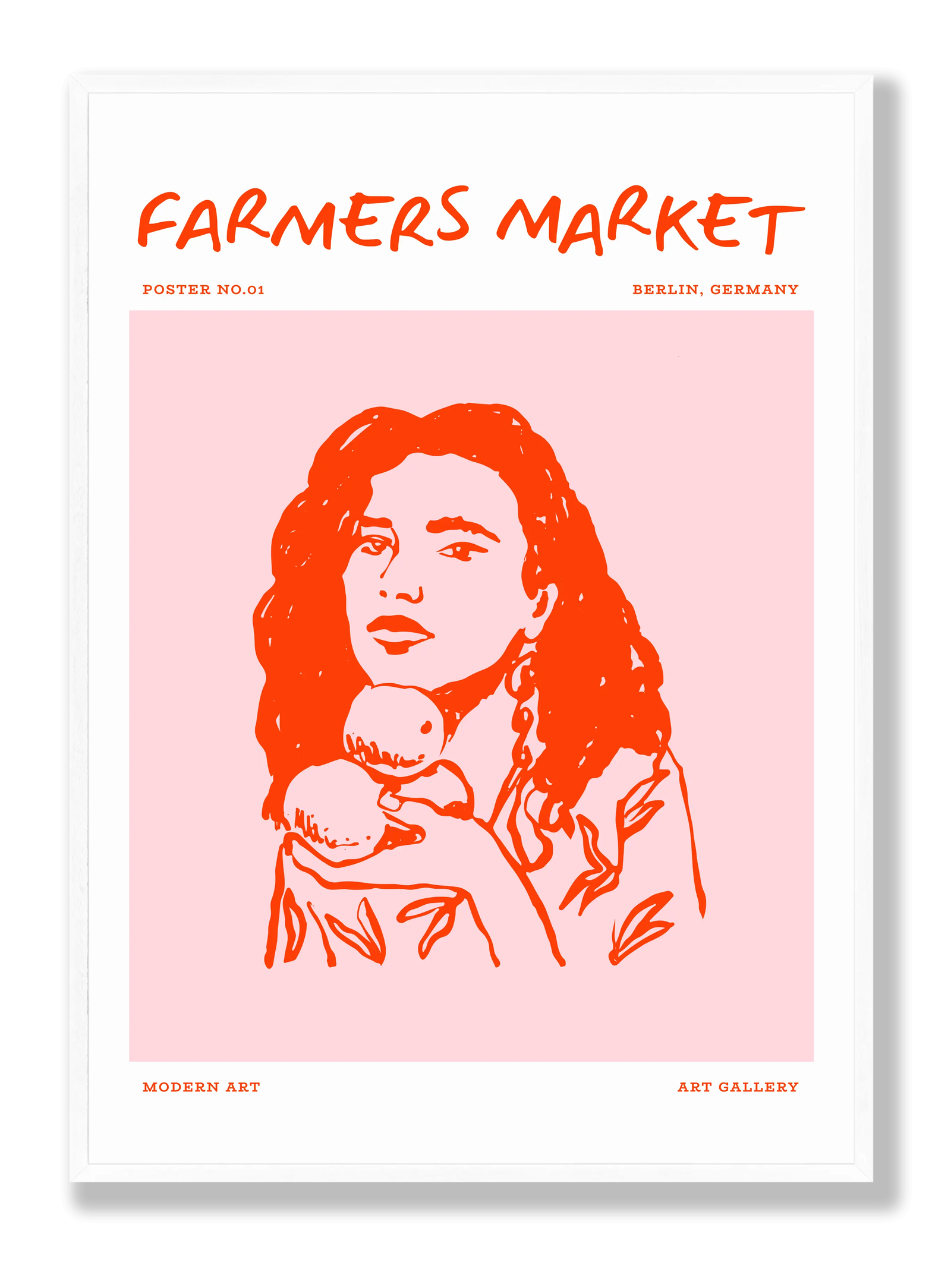 Farmers Market Girl plakat