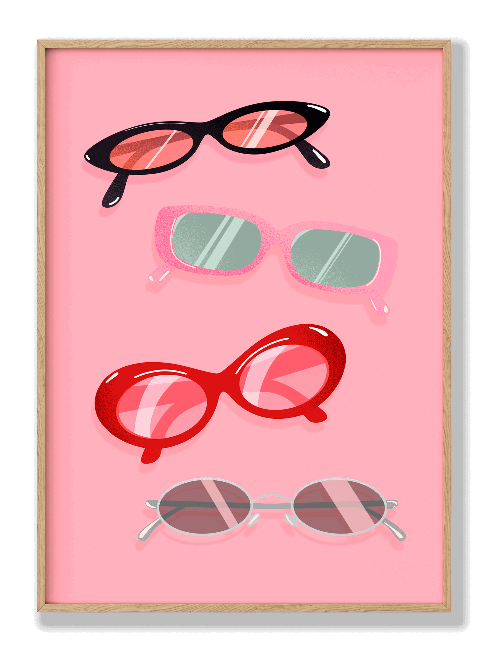 Fashion Glasses plakat