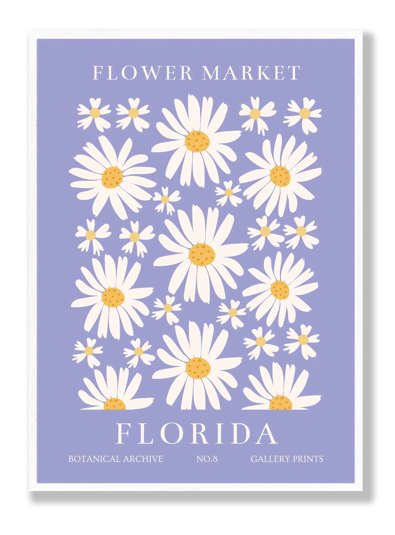 Flower Market Florida plakat