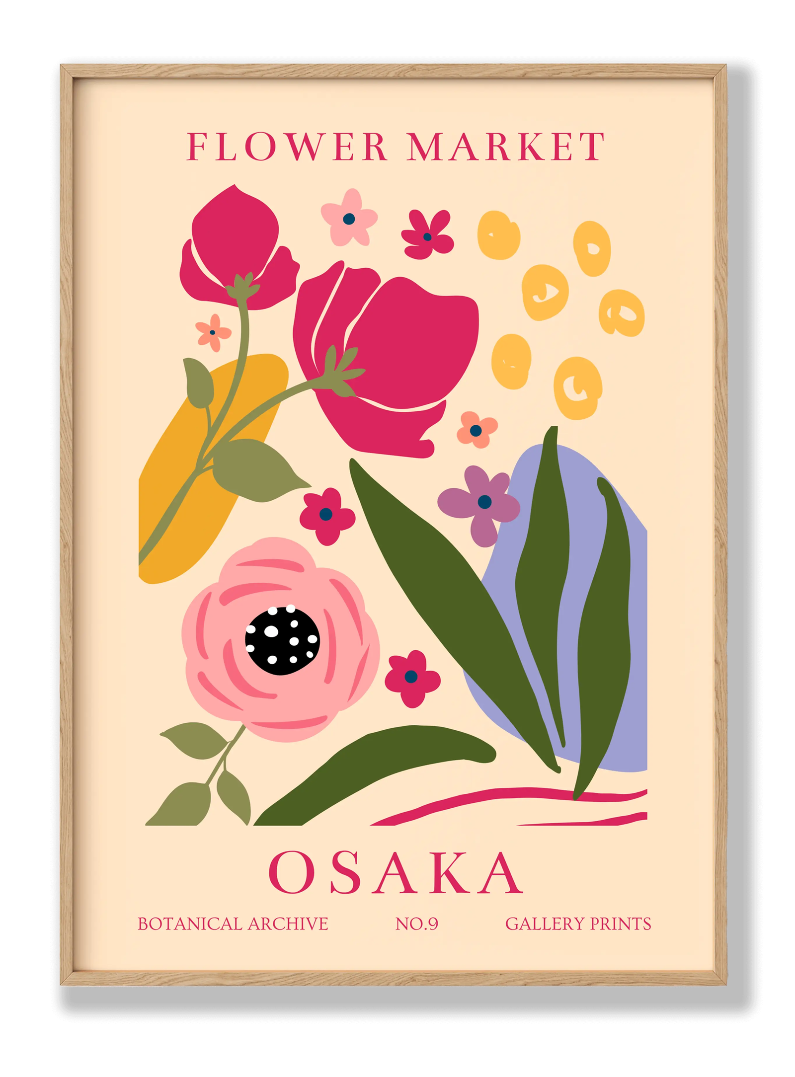 Flower Market Osaka plakat