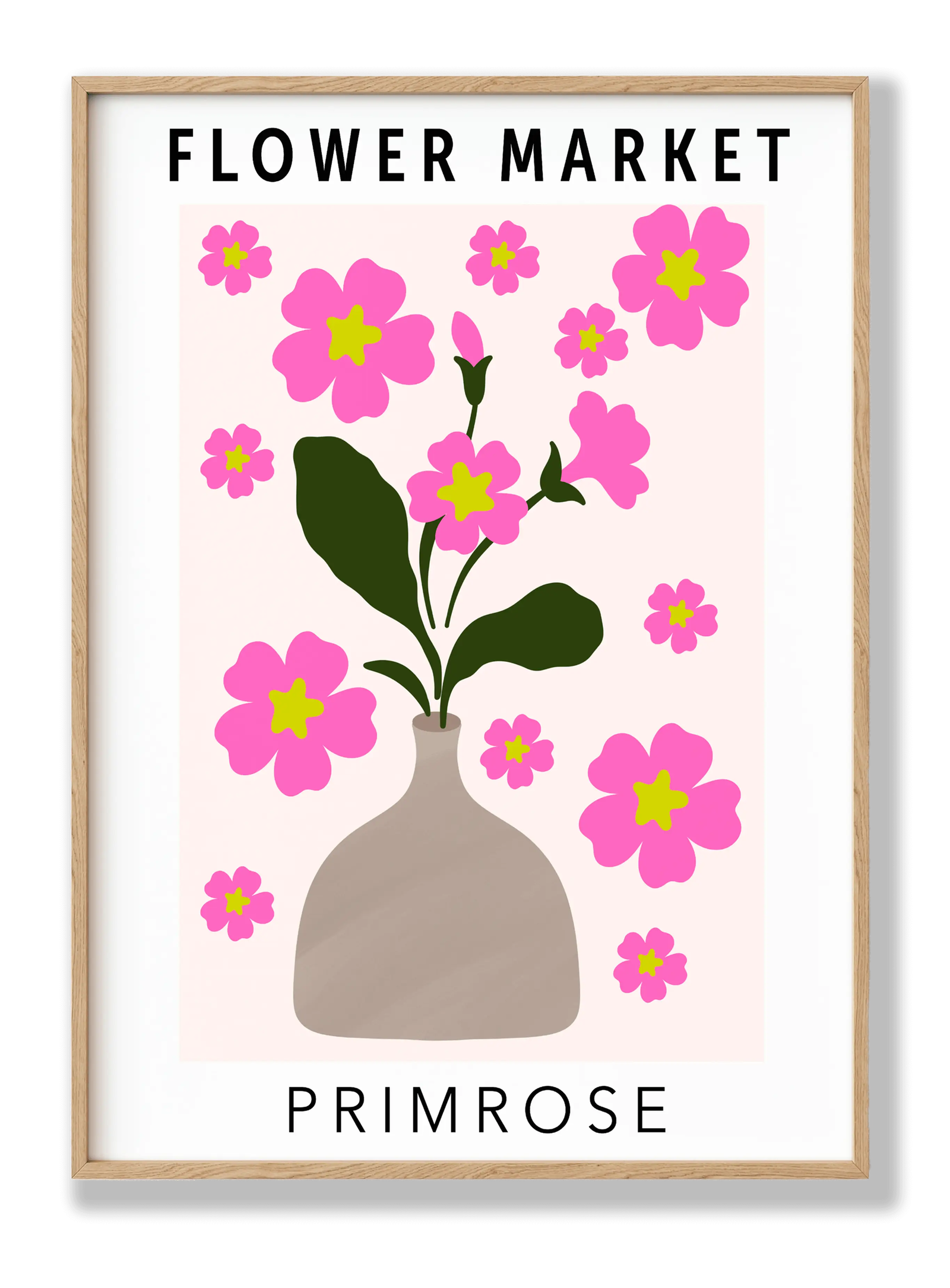 Flower Market Primrose plakat